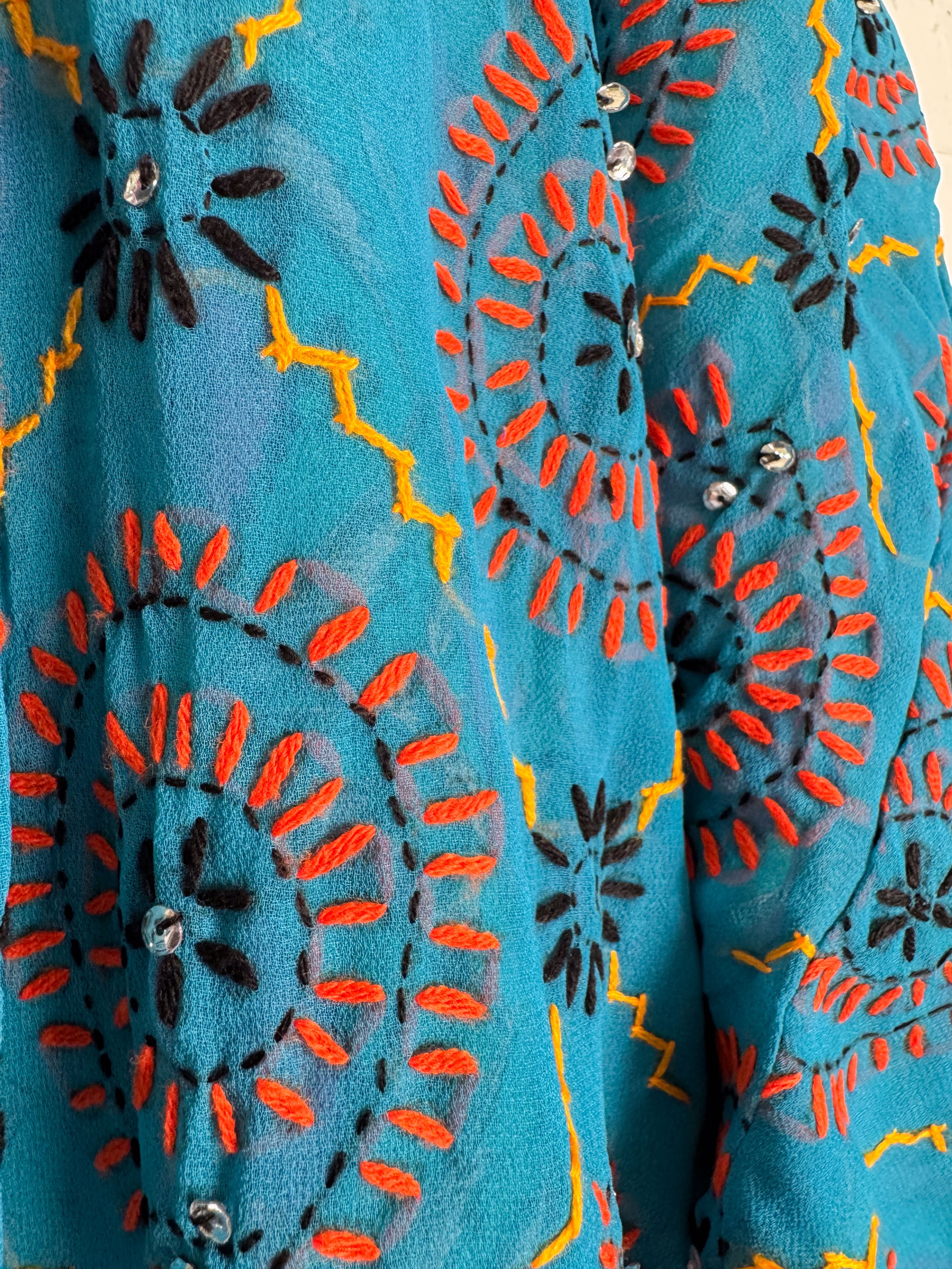 Phulkari Robe - Love Protect Sustain