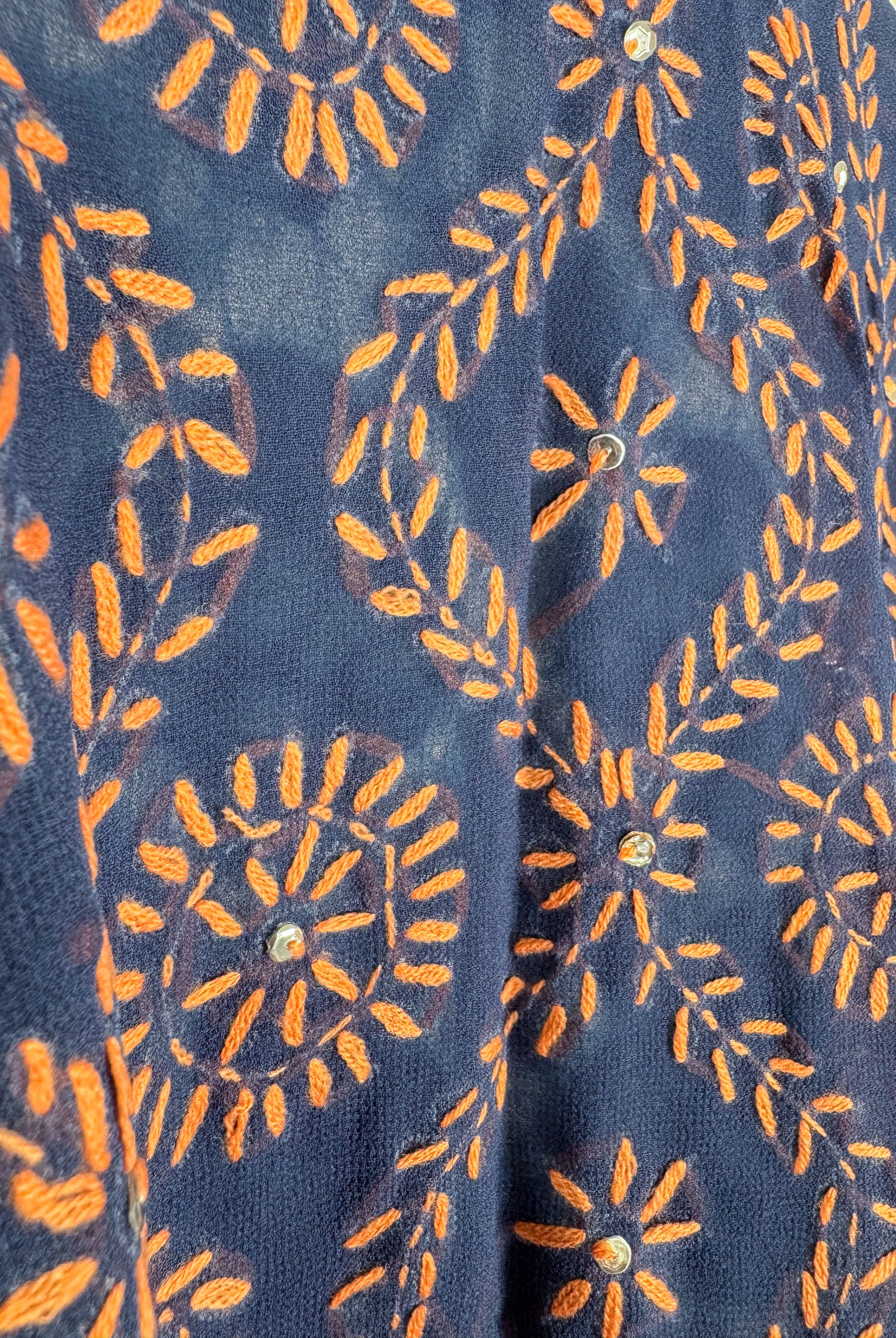 Phulkari kimono - Love Protect Sustain