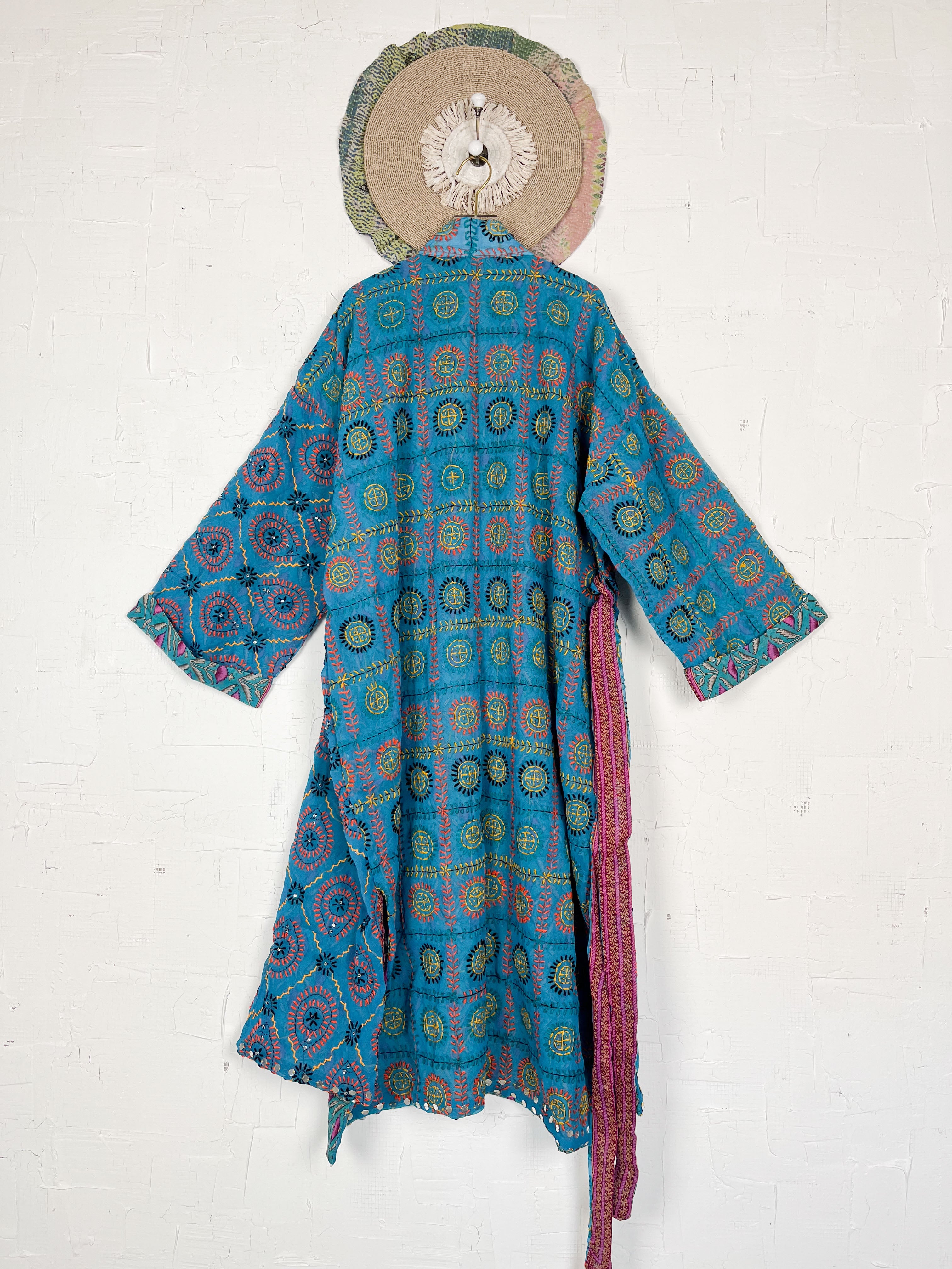 Phulkari kimono - Love Protect Sustain