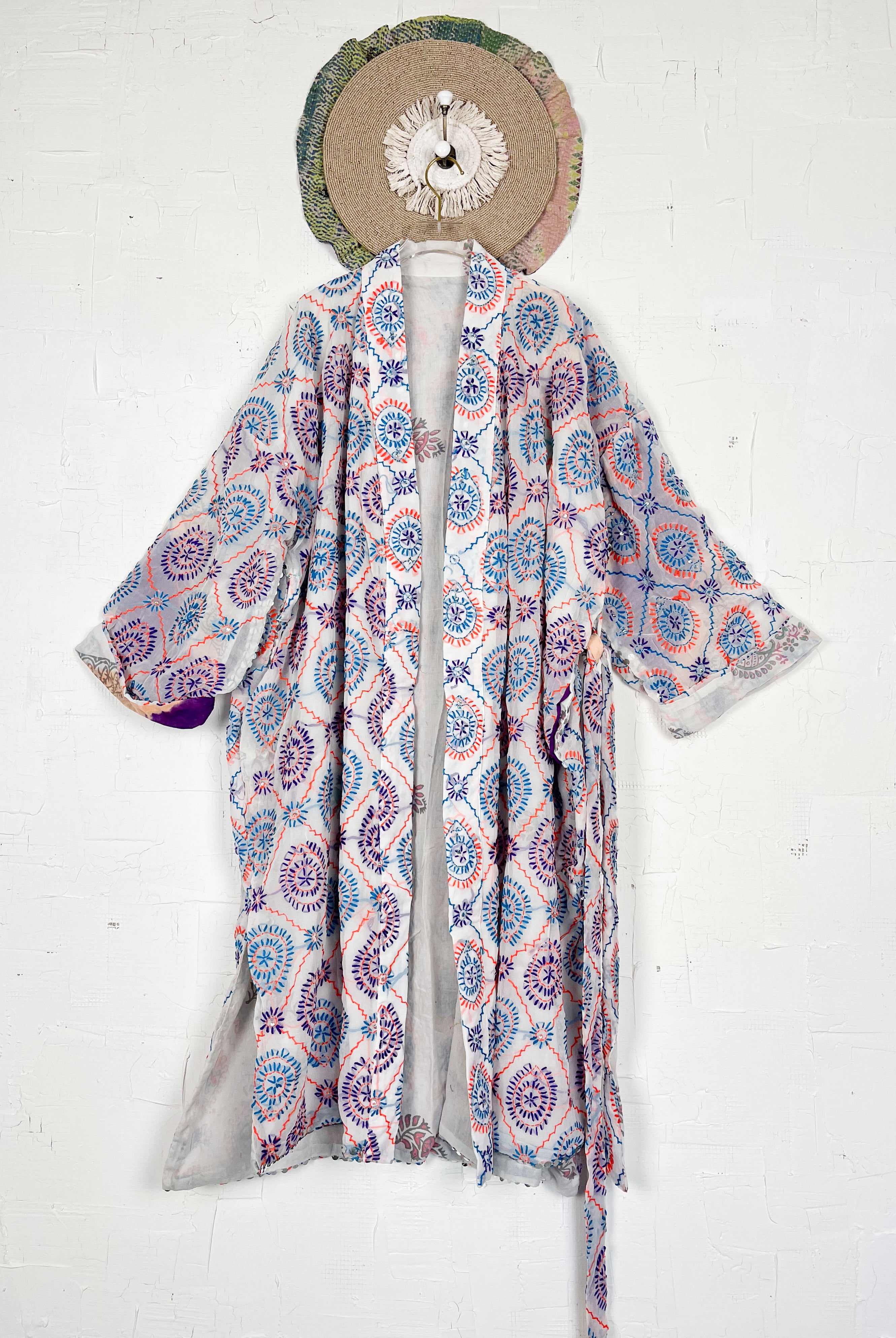 Phulkari kimono - Love Protect Sustain