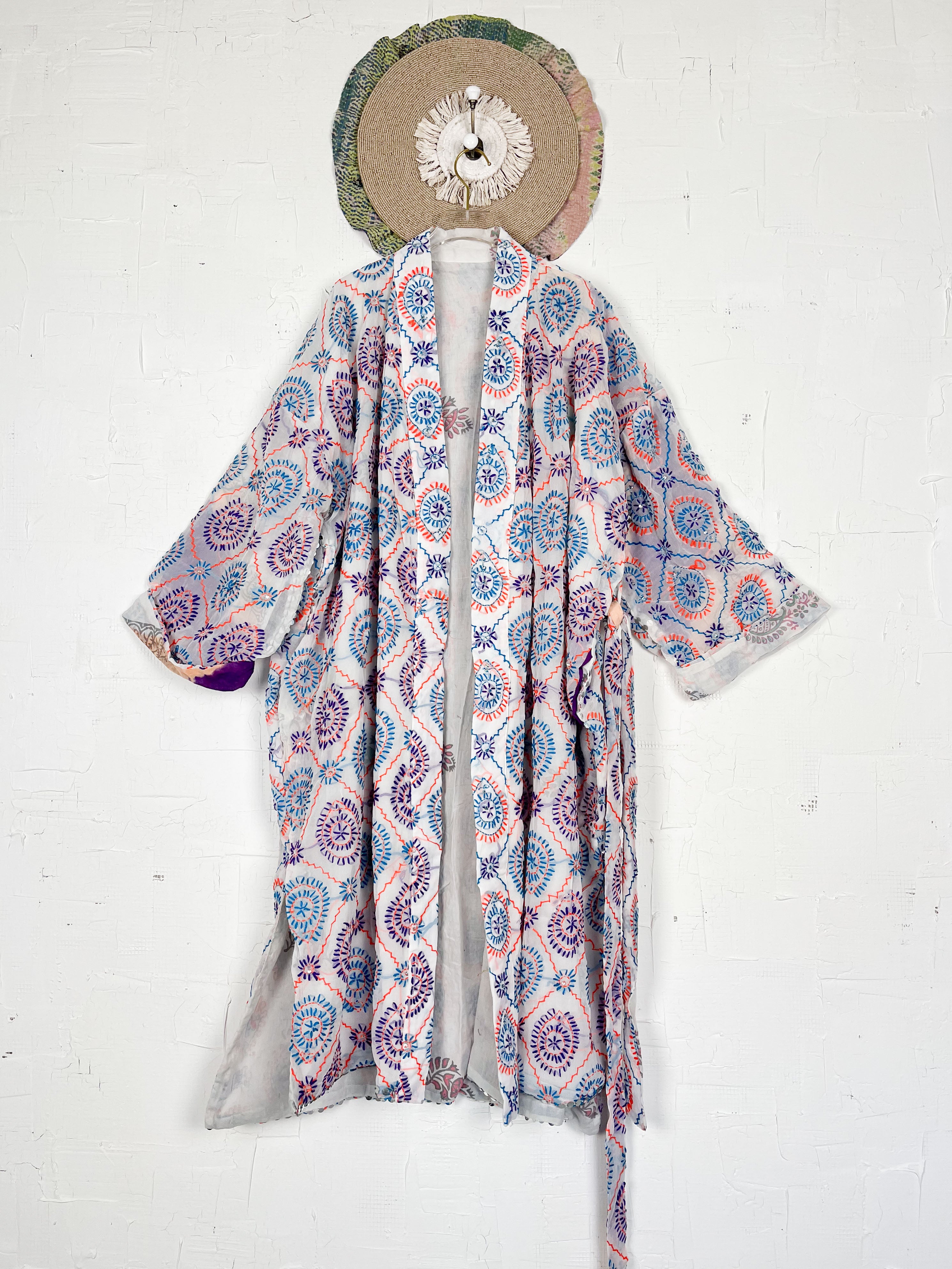 Phulkari kimono - Love Protect Sustain