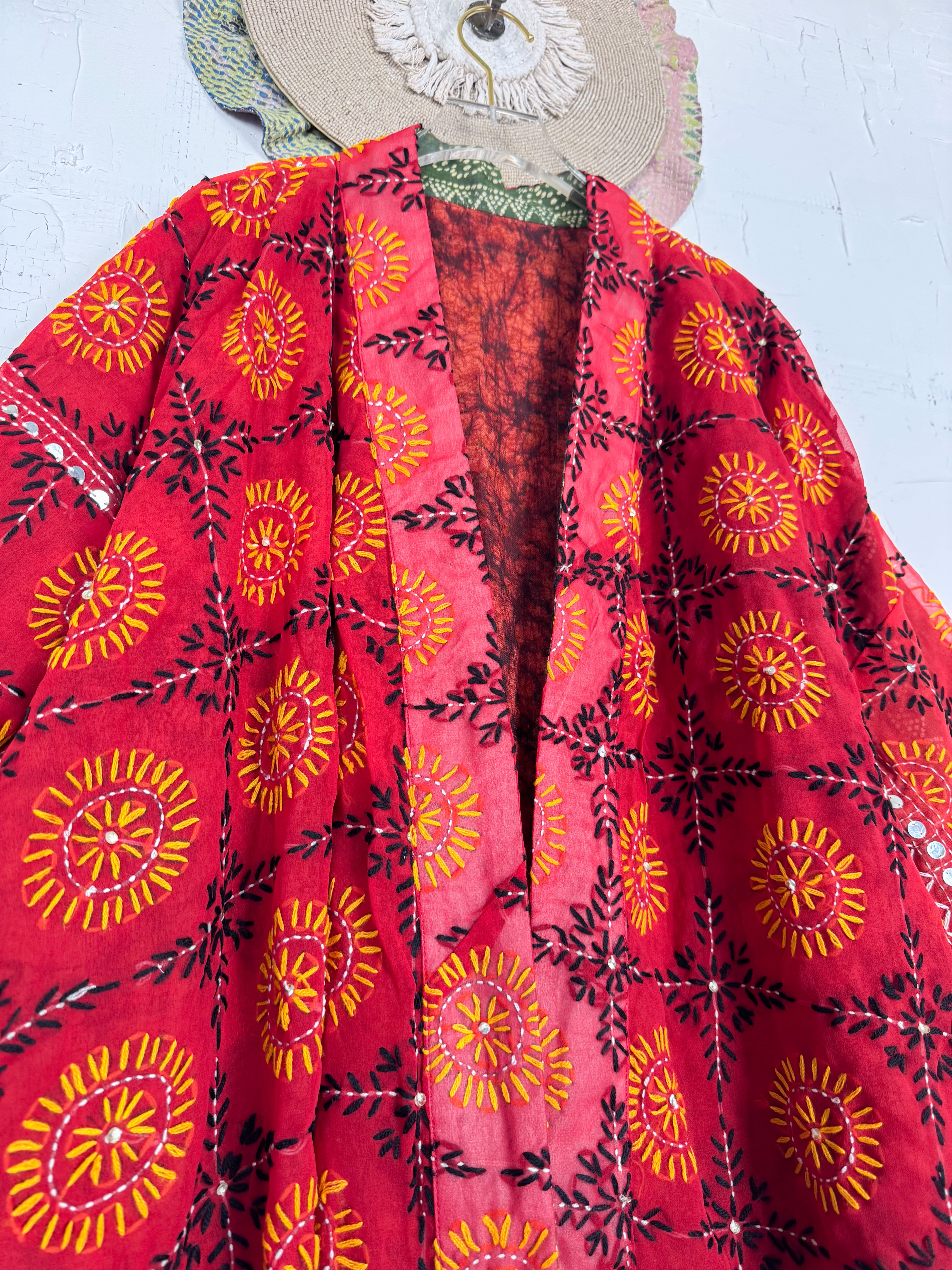 Phulkari kimono - Love Protect Sustain