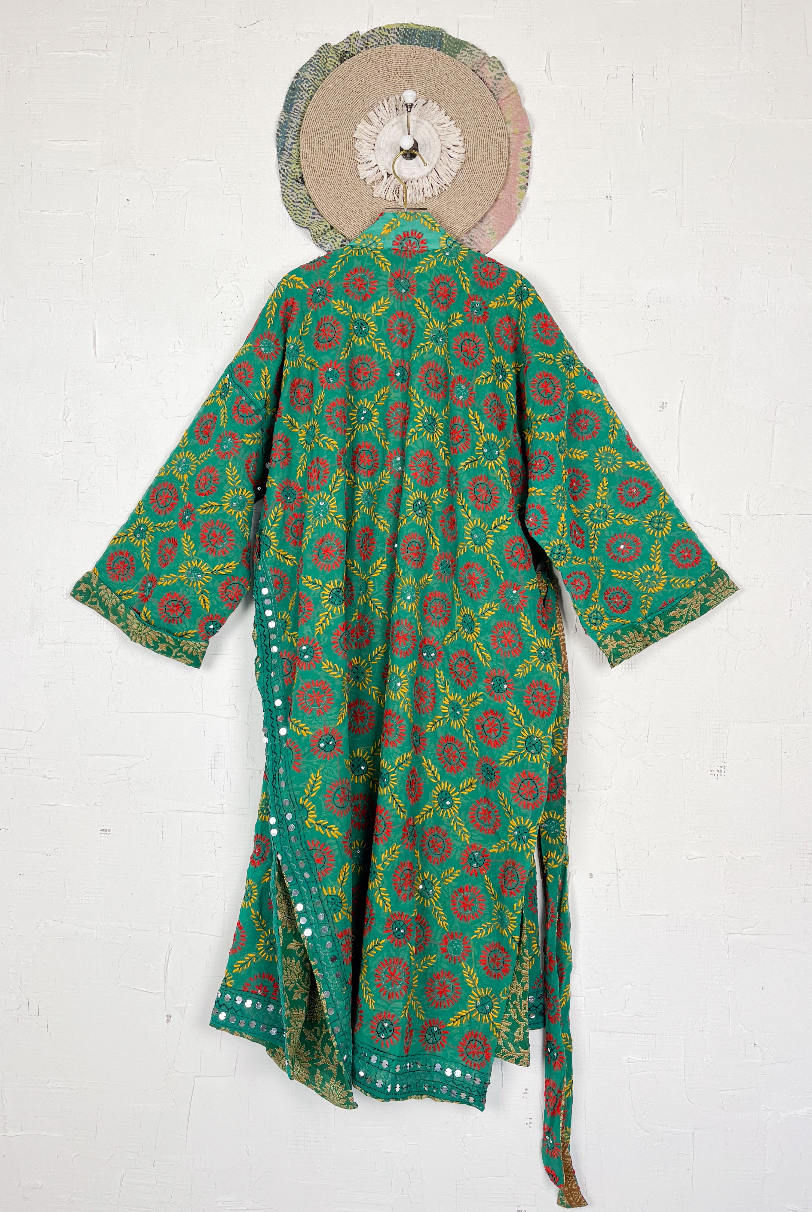 Phulkari kimono - Love Protect Sustain
