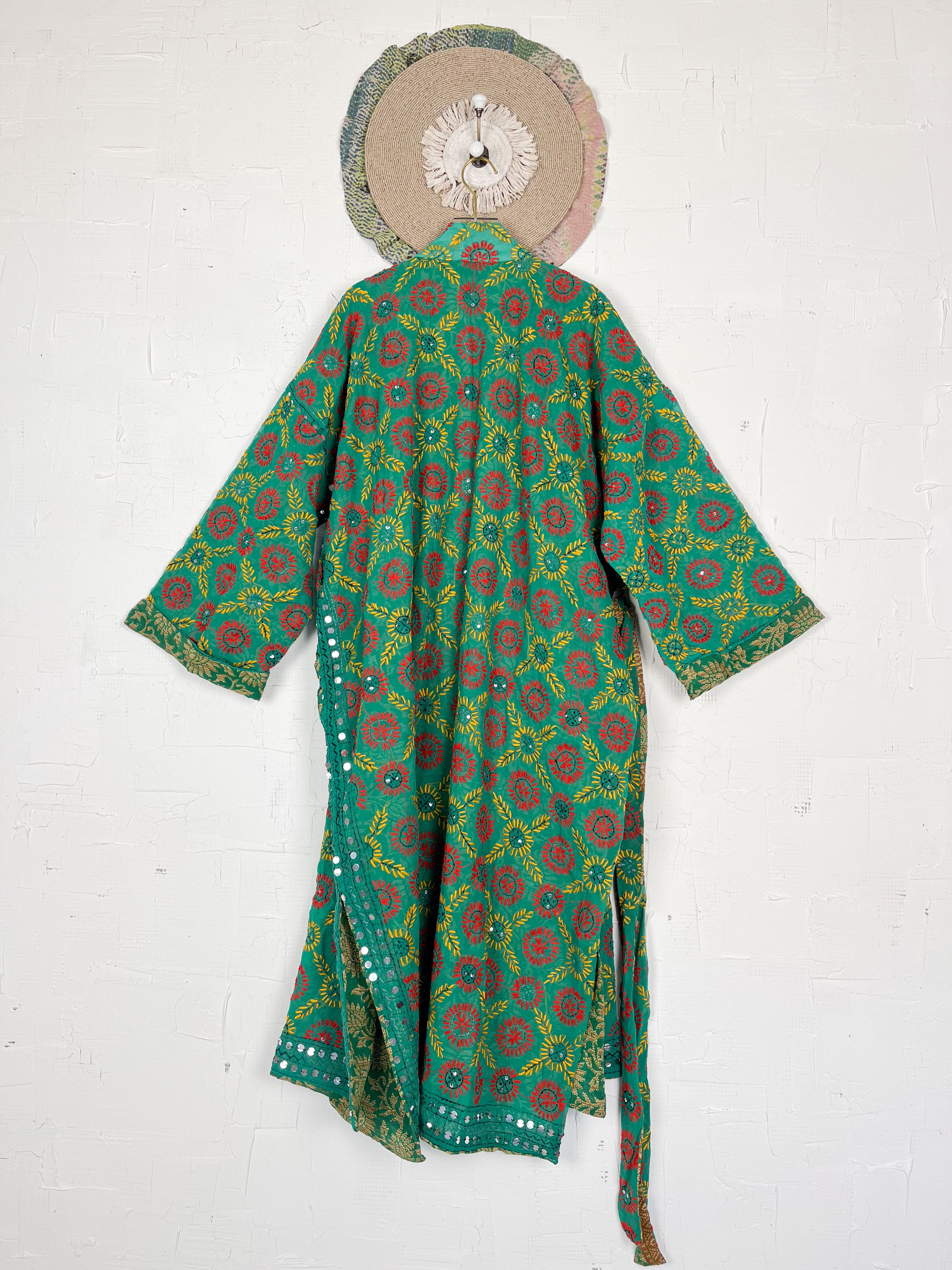 Phulkari kimono - Love Protect Sustain