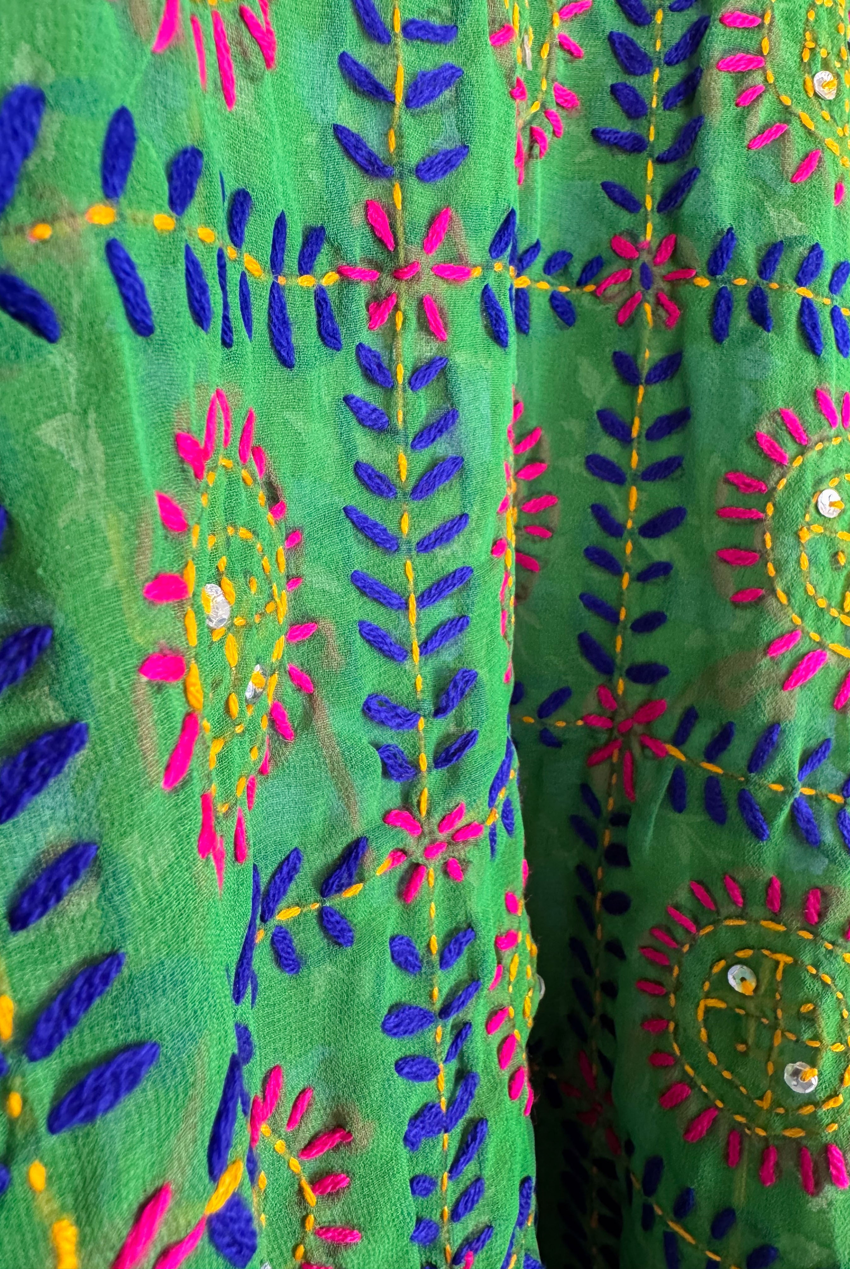 Phulkari kimono - Love Protect Sustain