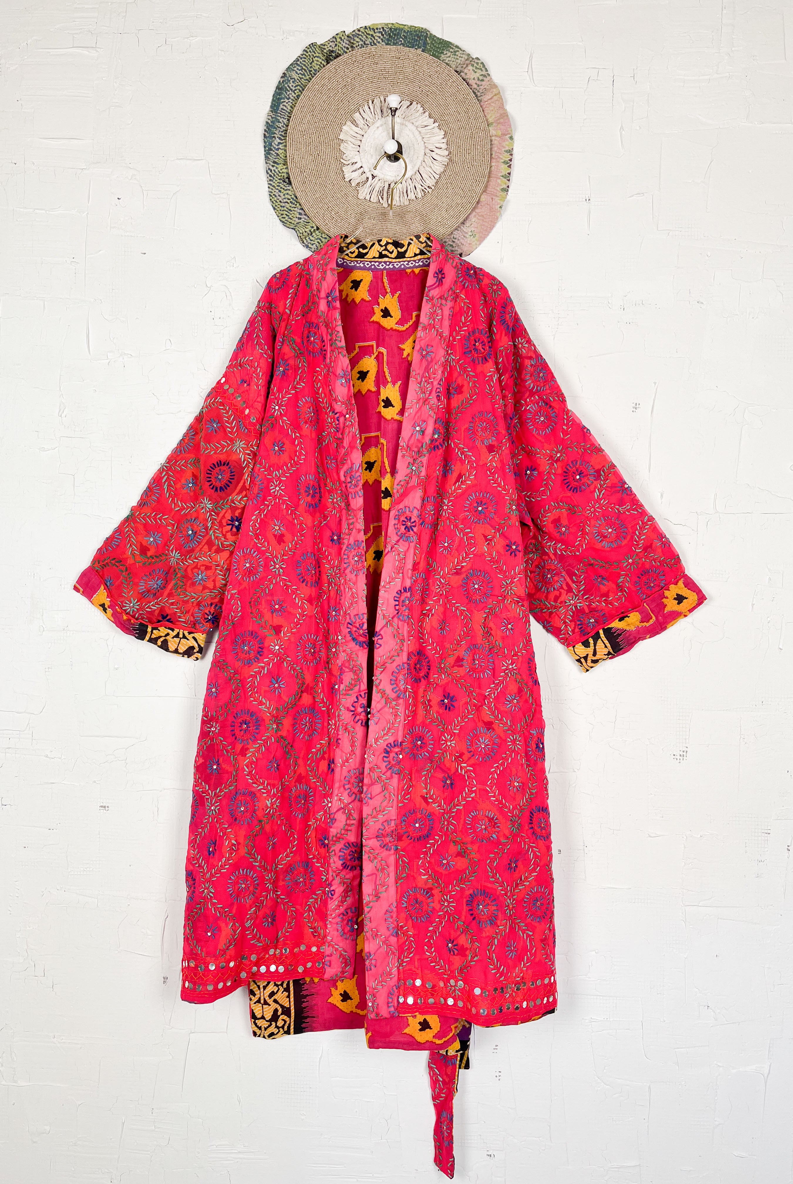 Phulkari kimono - Love Protect Sustain