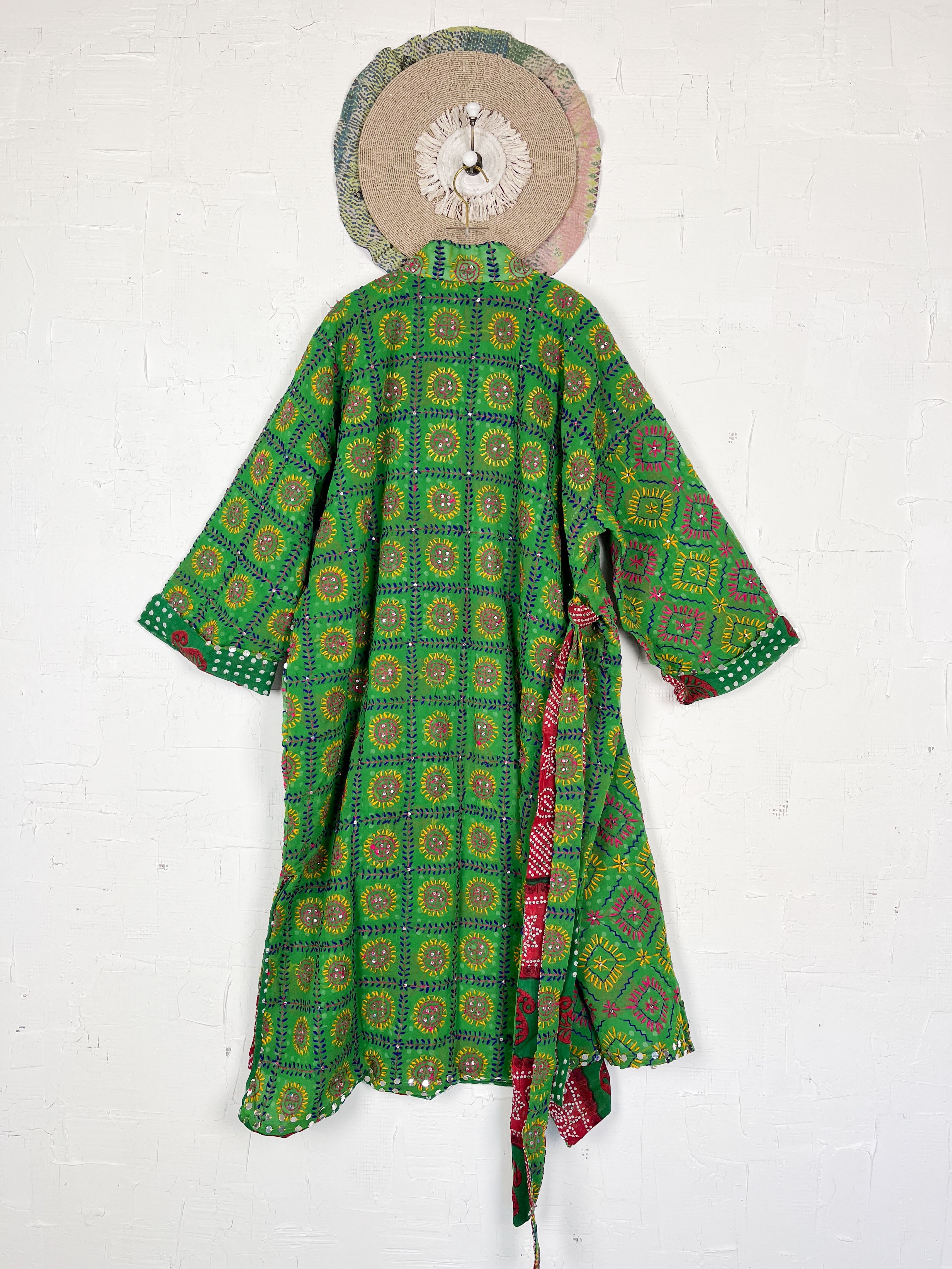 Phulkari kimono - Love Protect Sustain