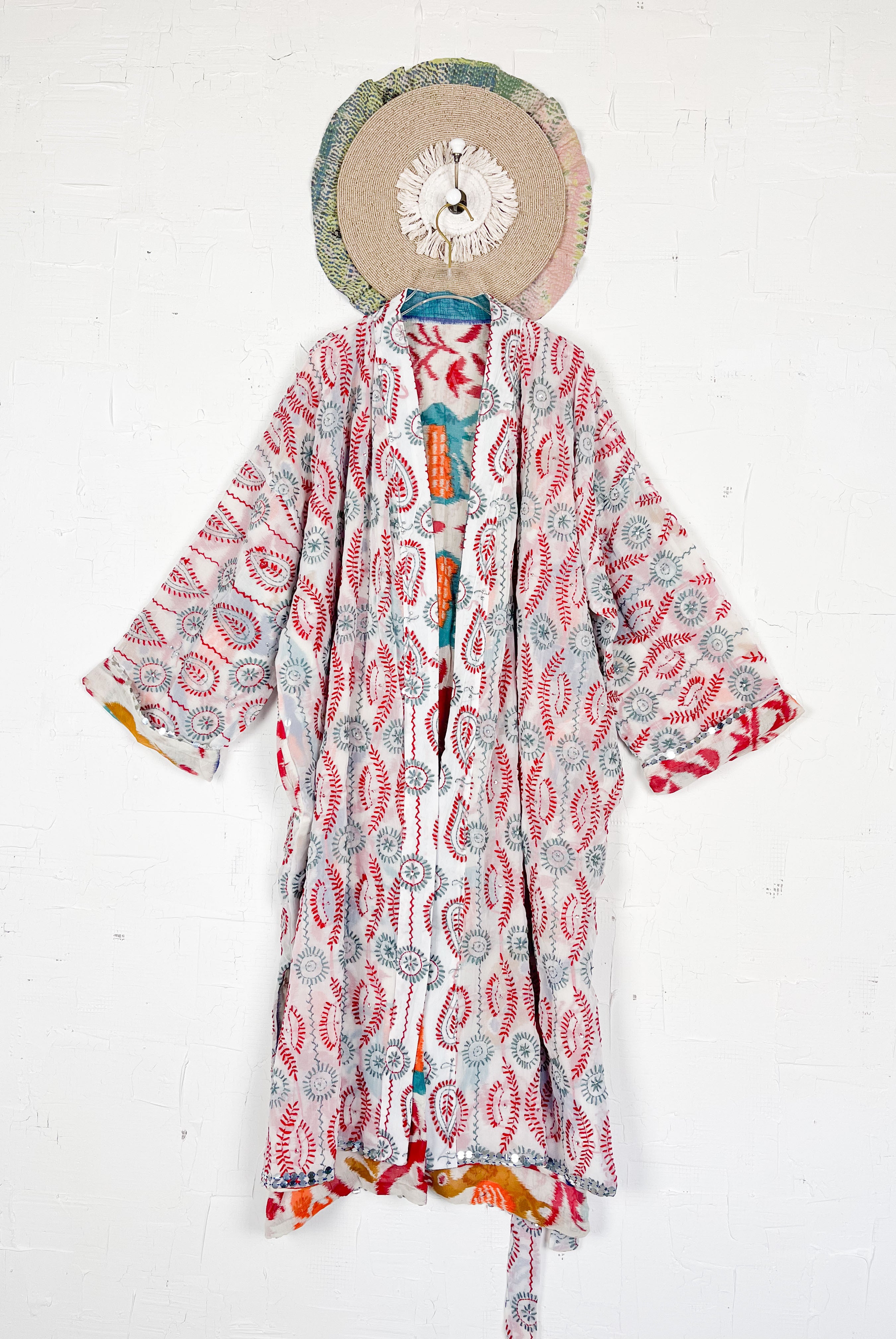 Phulkari kimono - Love Protect Sustain