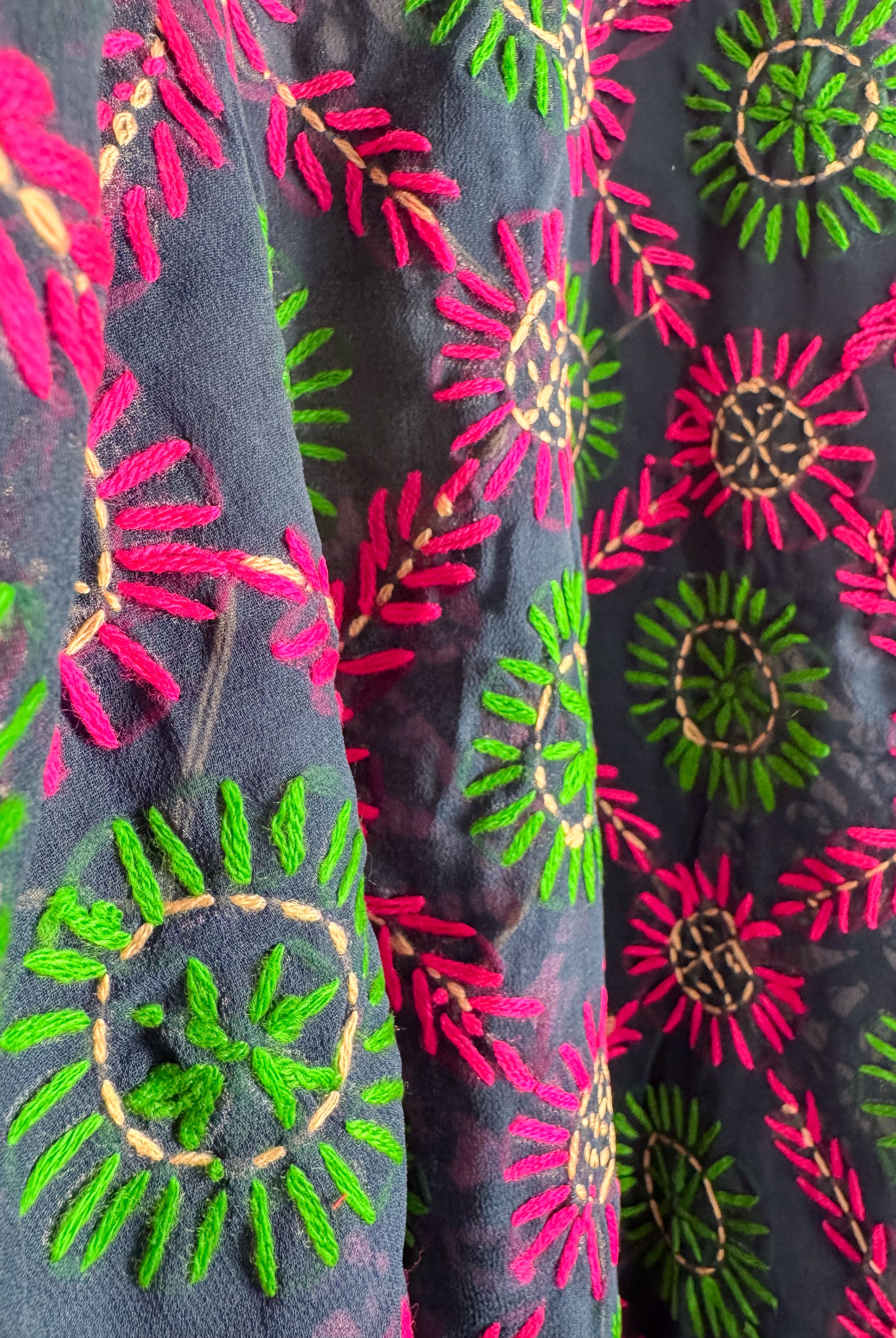 Phulkari kimono - Love Protect Sustain