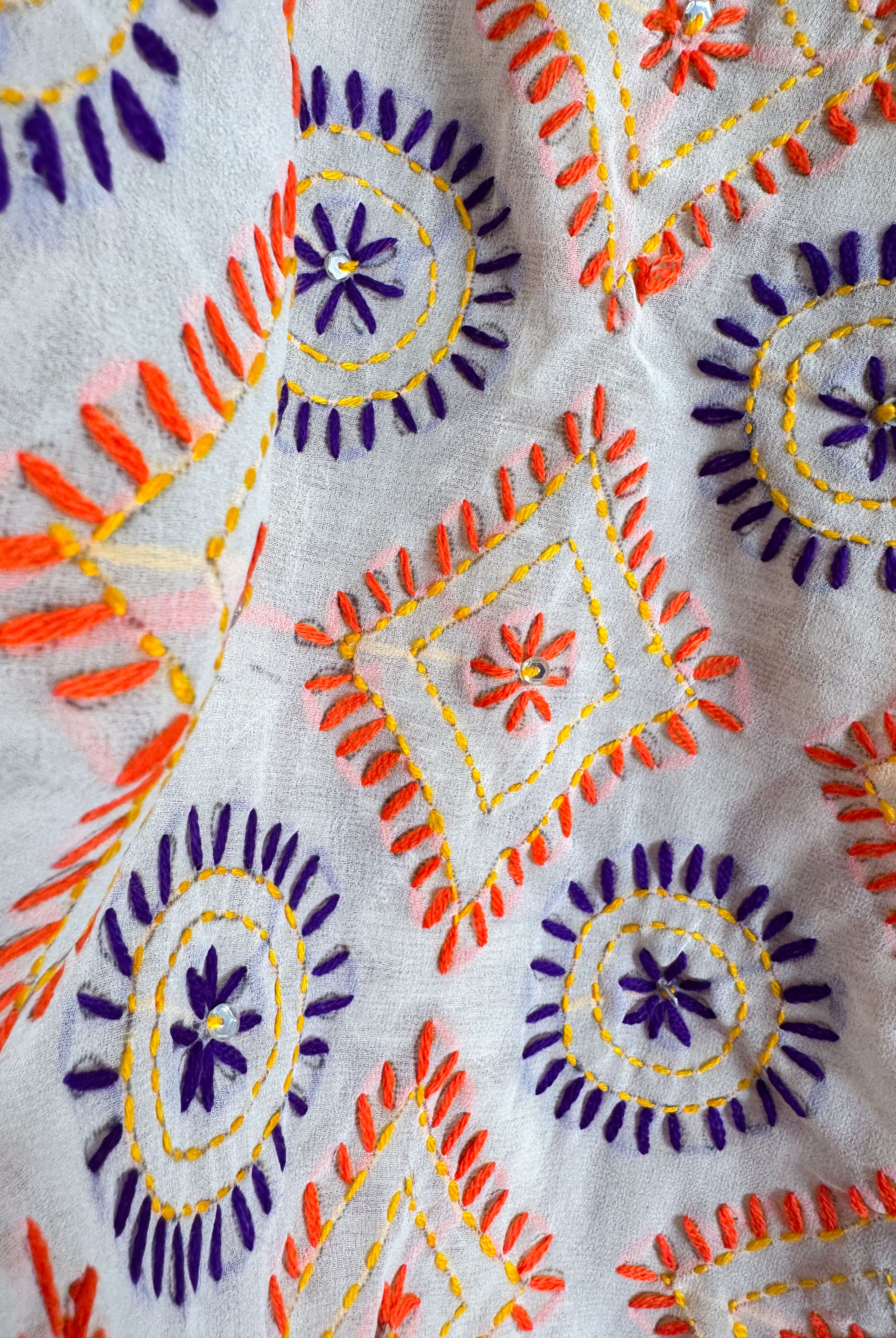 Phulkari kimono - Love Protect Sustain