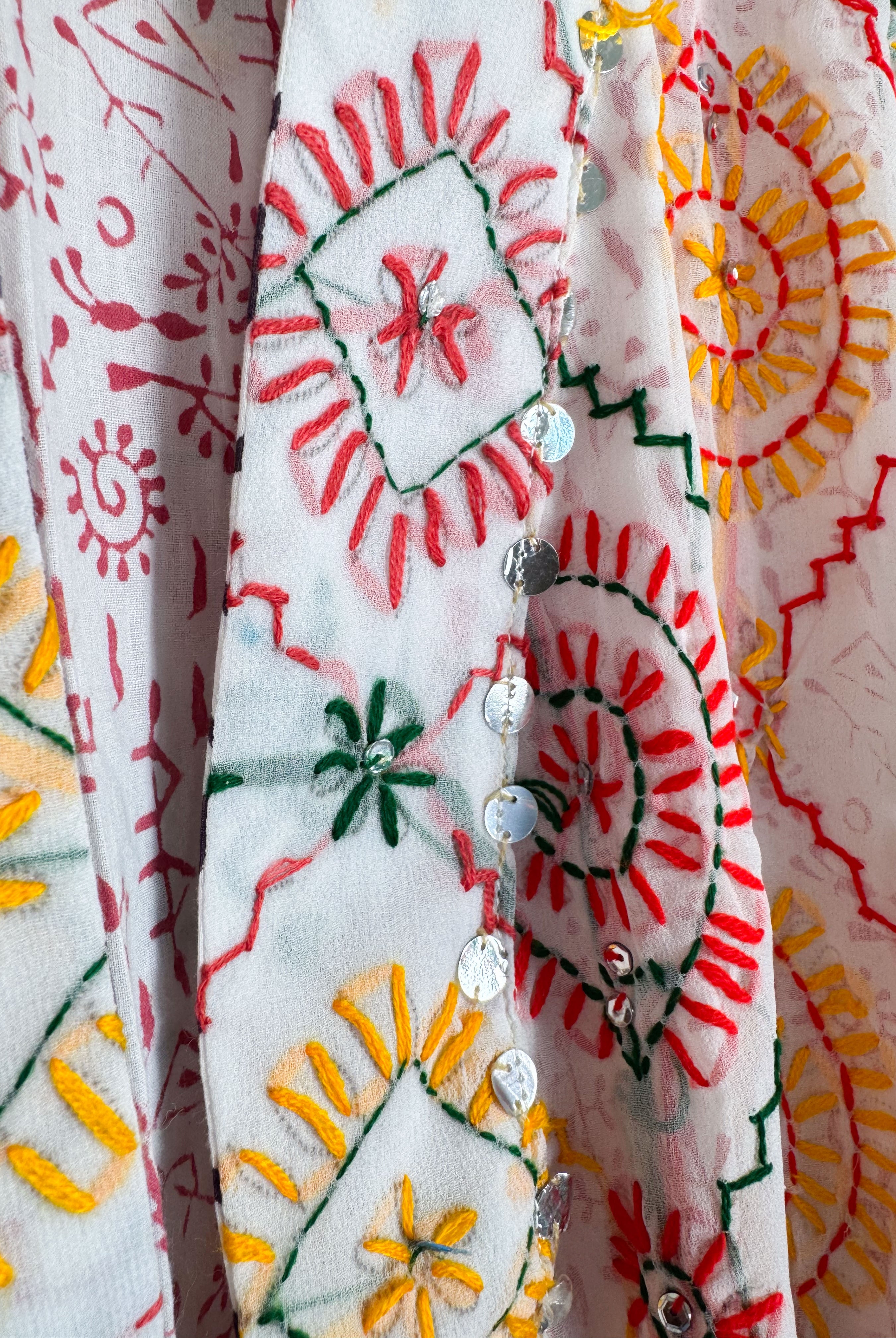Phulkari kimono - Love Protect Sustain