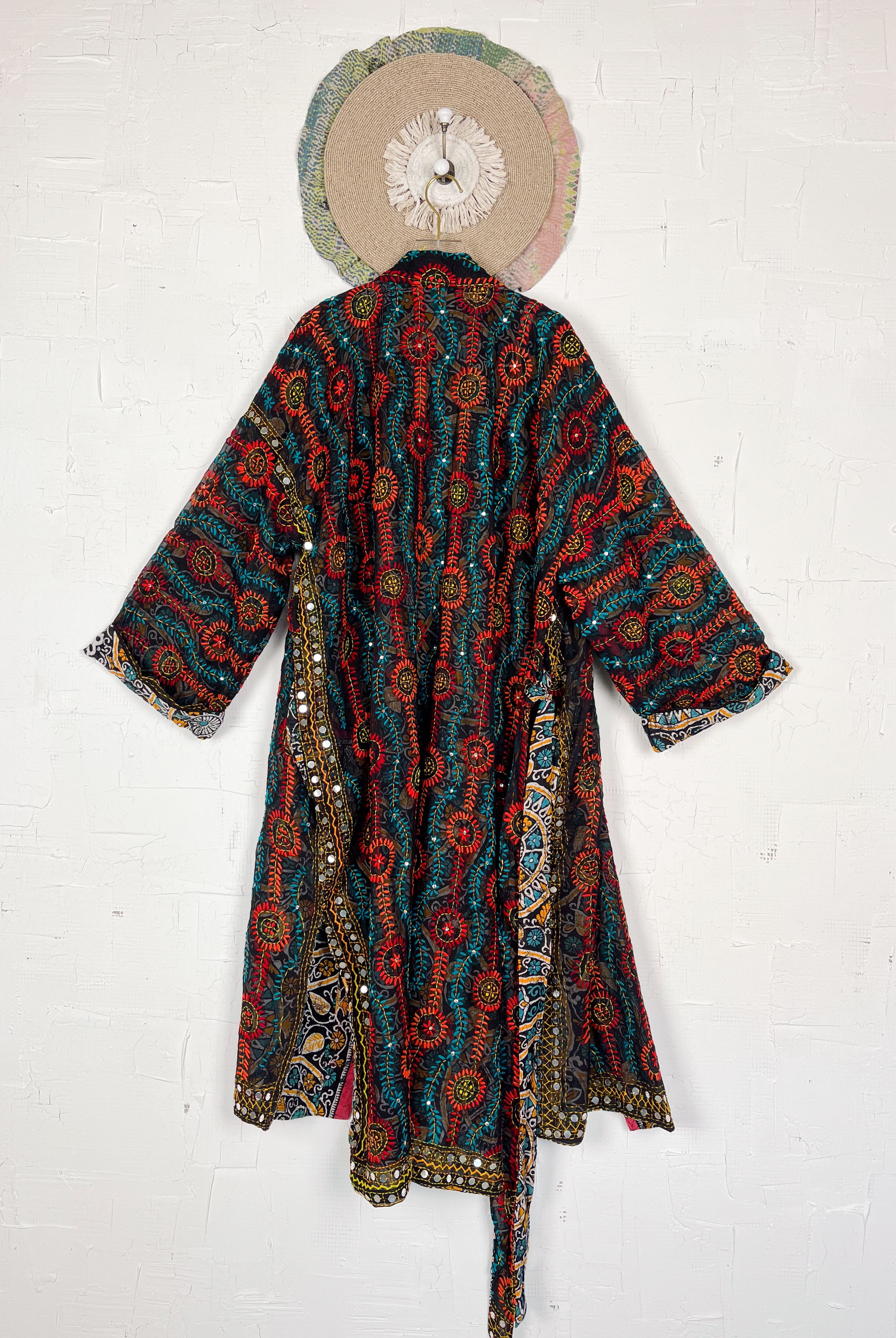 Phulkari kimono - Love Protect Sustain