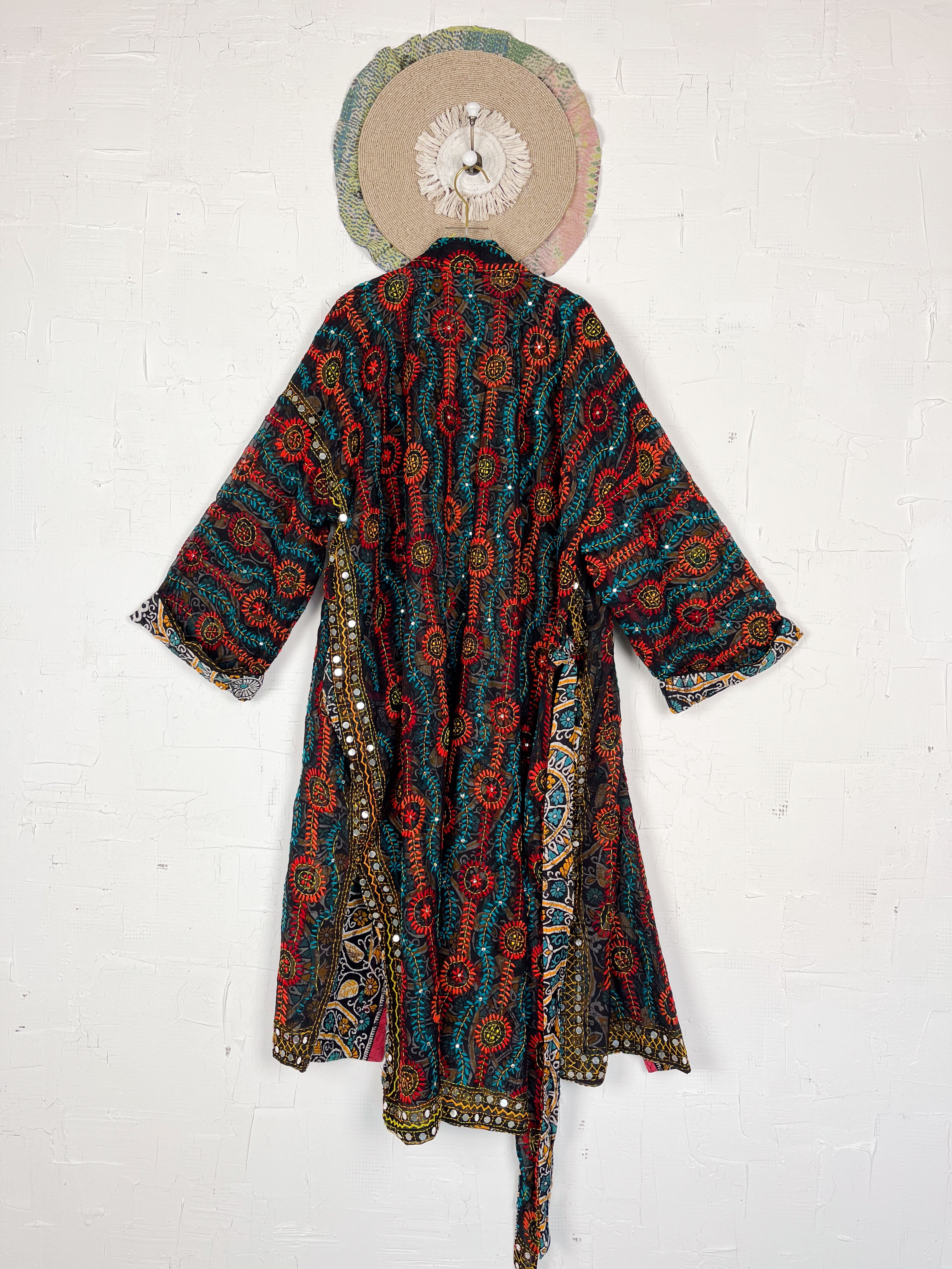 Phulkari kimono - Love Protect Sustain