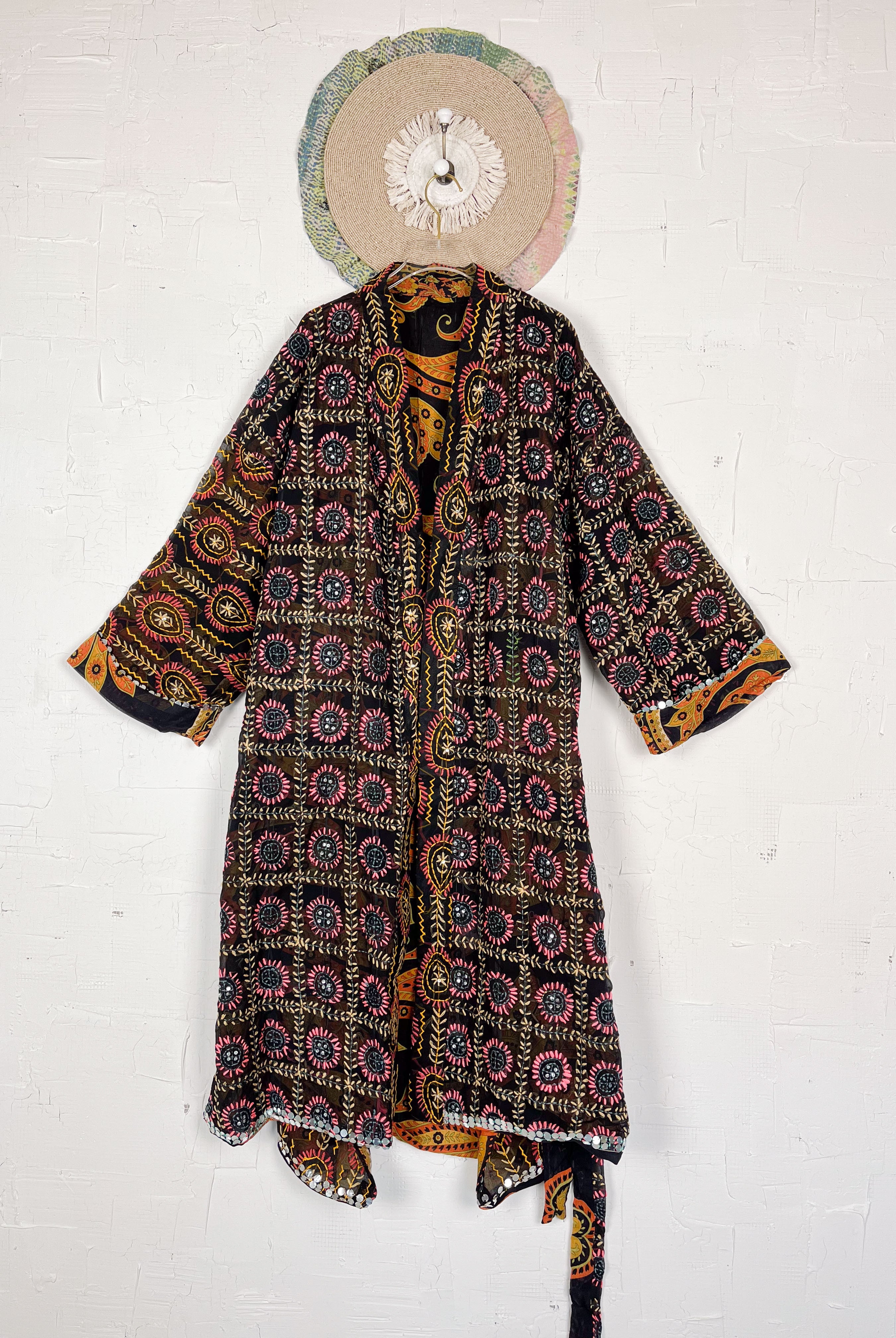 Phulkari kimono - Love Protect Sustain