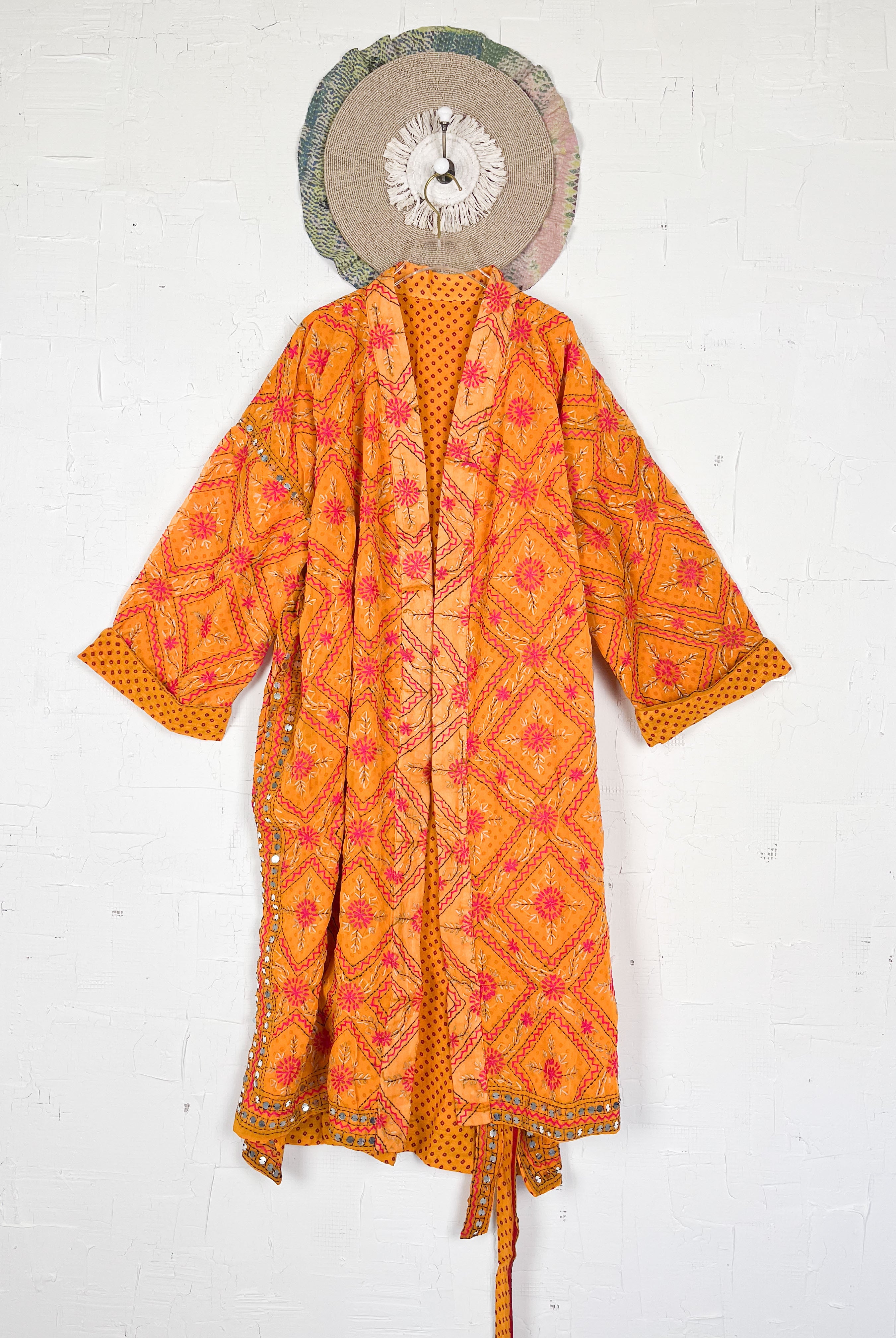 Phulkari kimono - Love Protect Sustain
