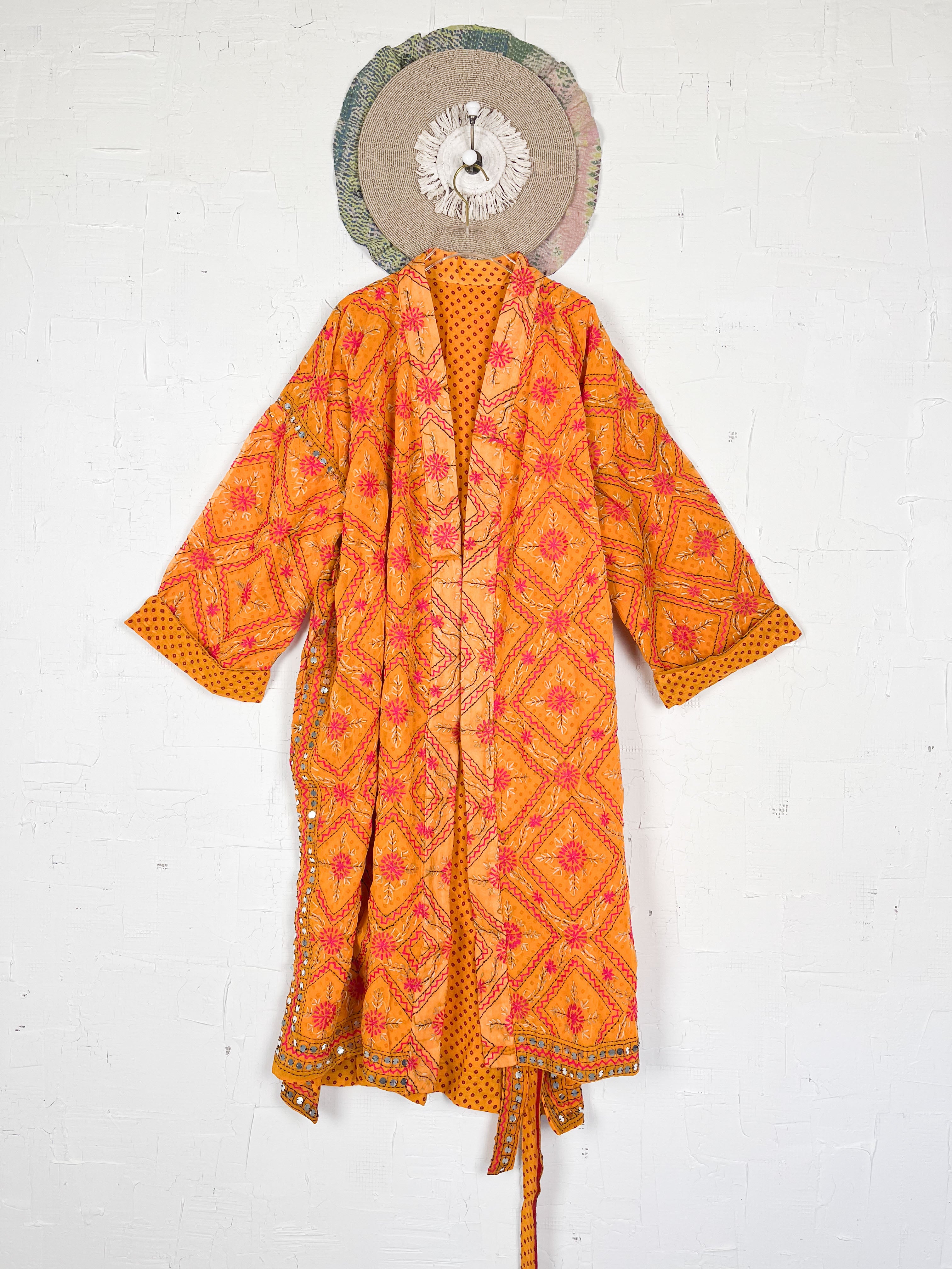Phulkari kimono - Love Protect Sustain