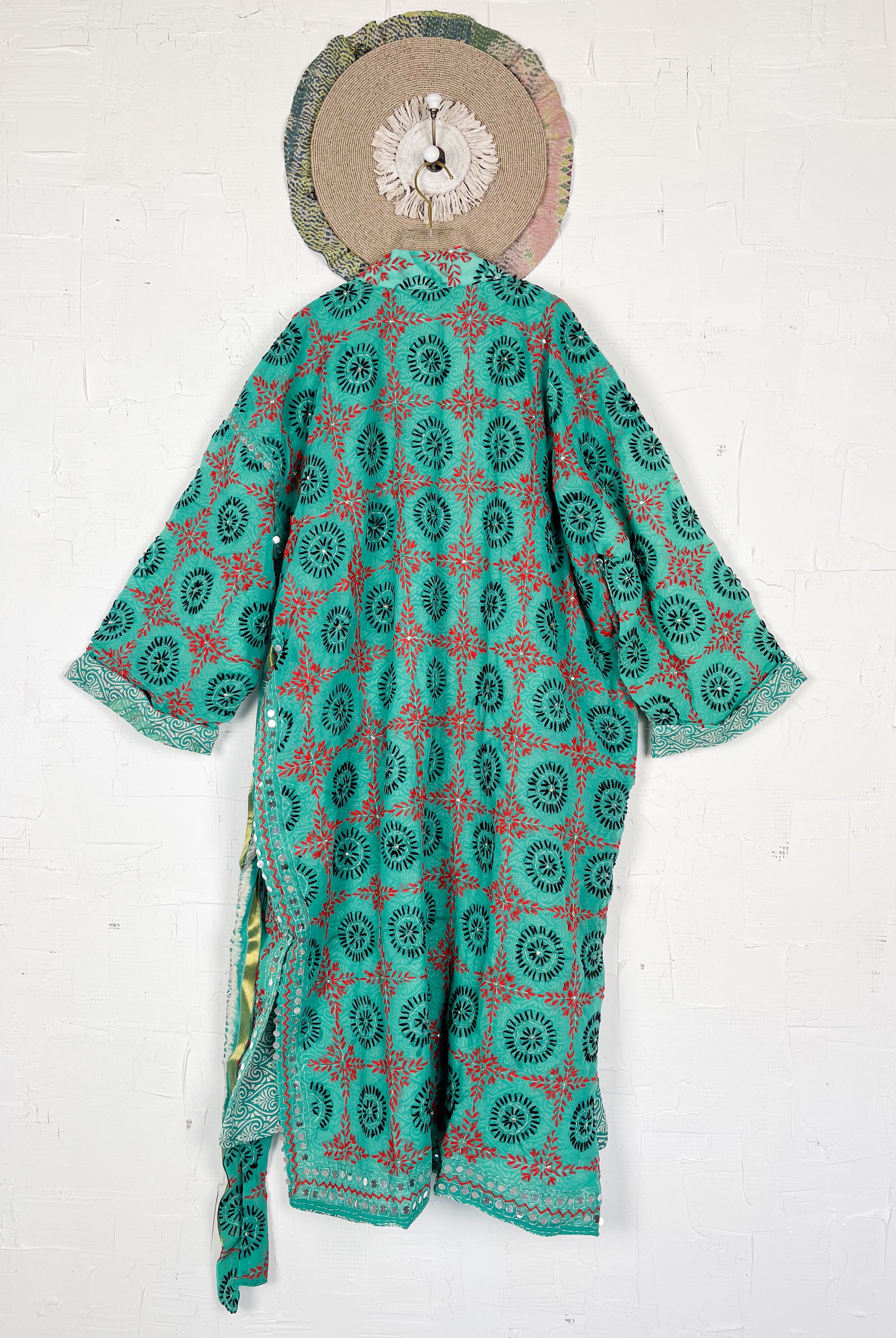 Phulkari kimono - Love Protect Sustain