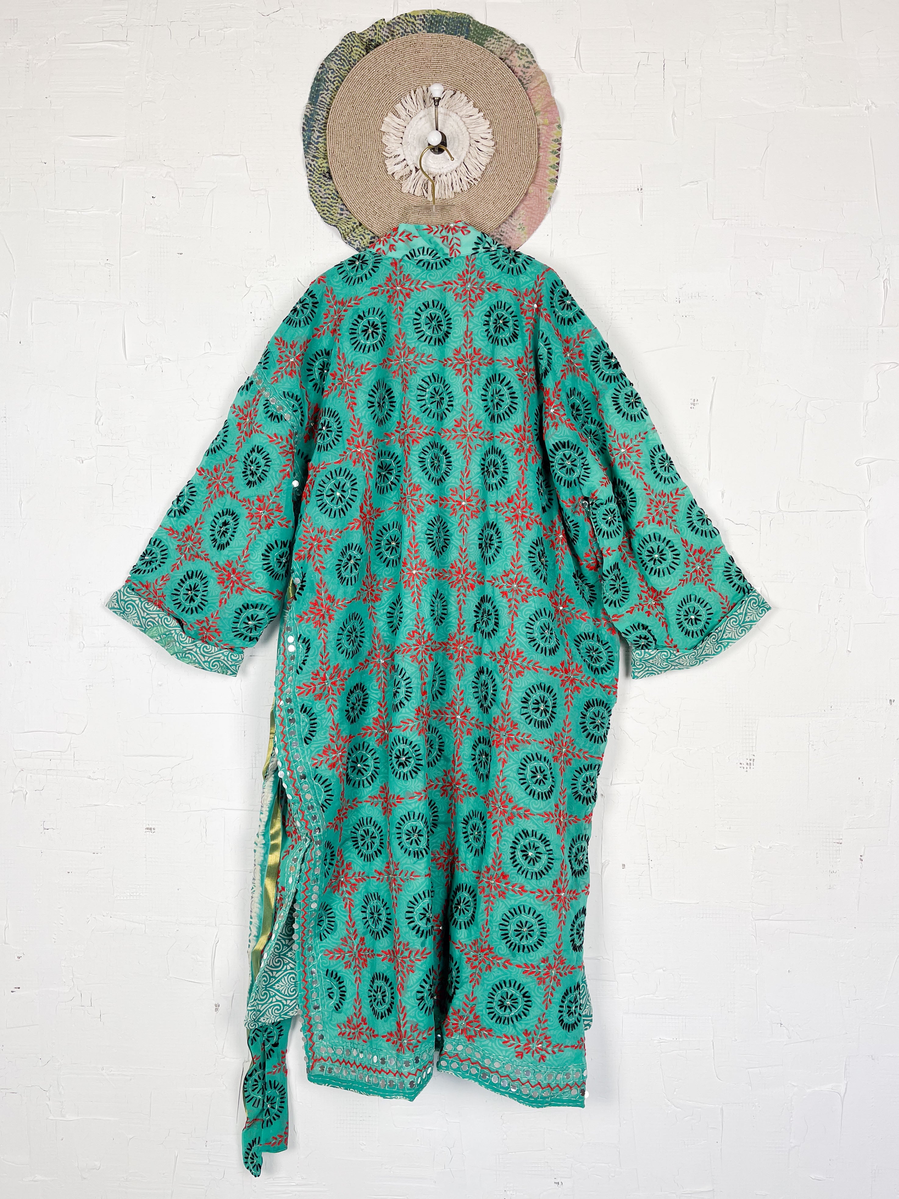 Phulkari kimono - Love Protect Sustain