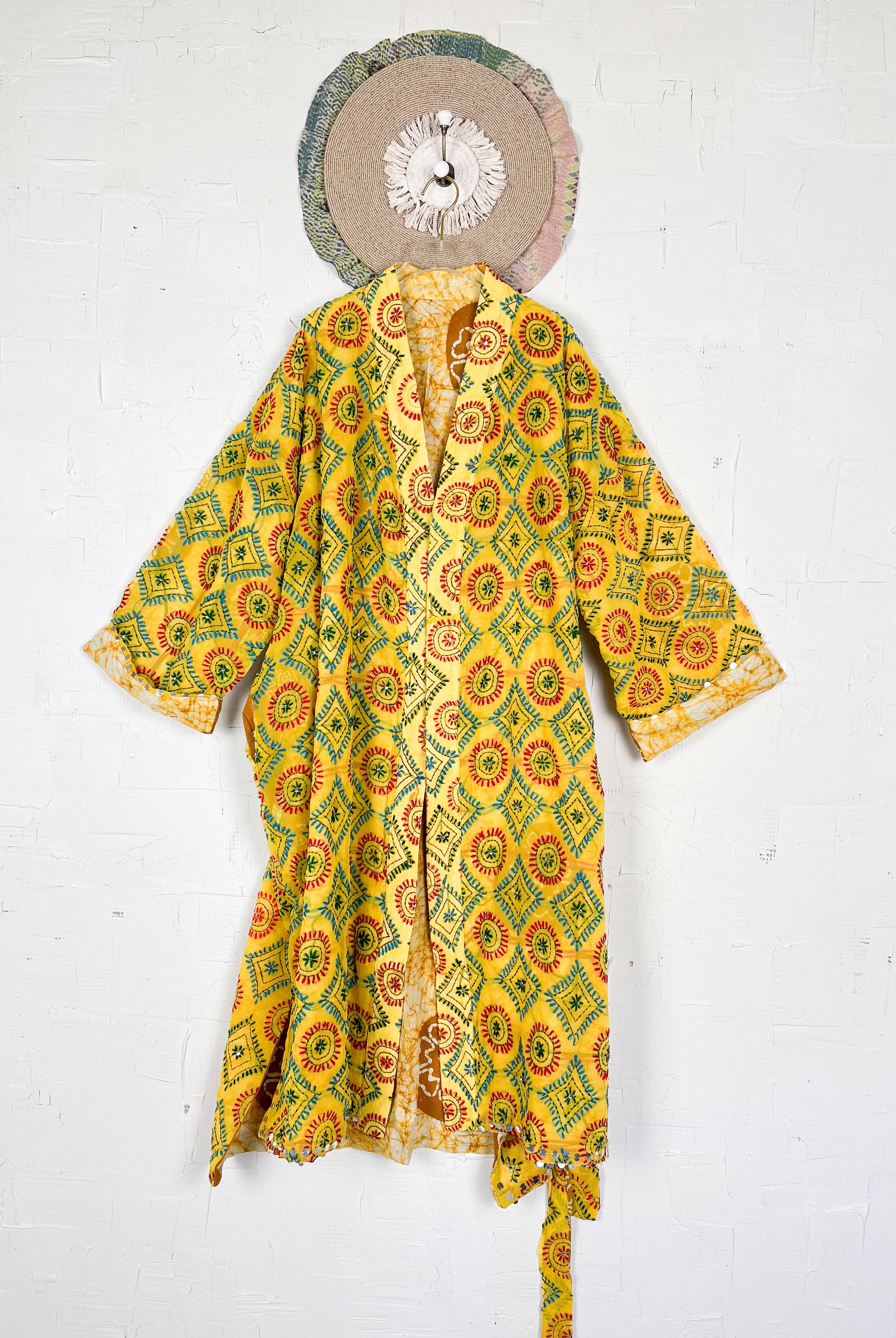 Phulkari kimono - Love Protect Sustain