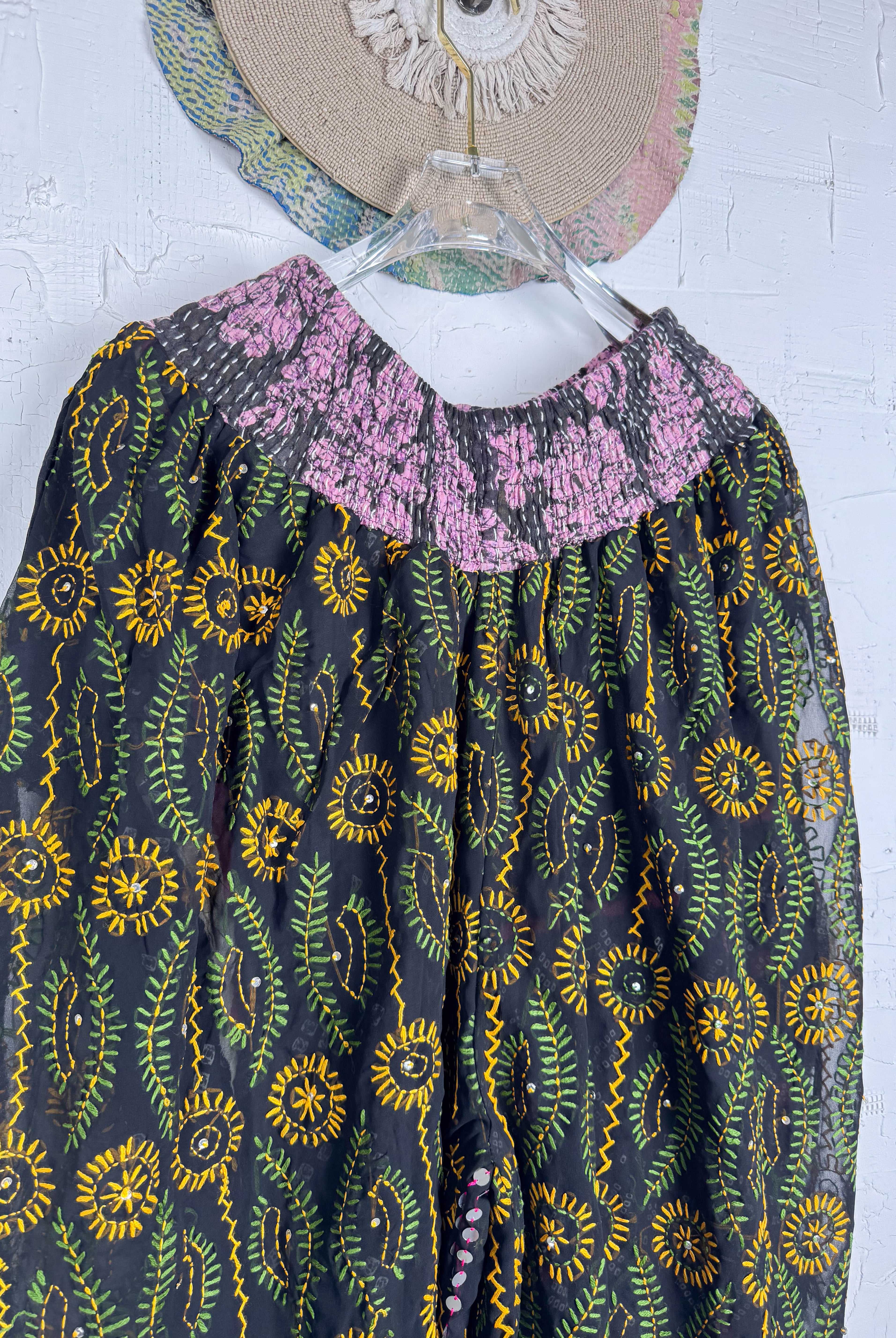 Plus size bohemian pants- Love Protect Sustain