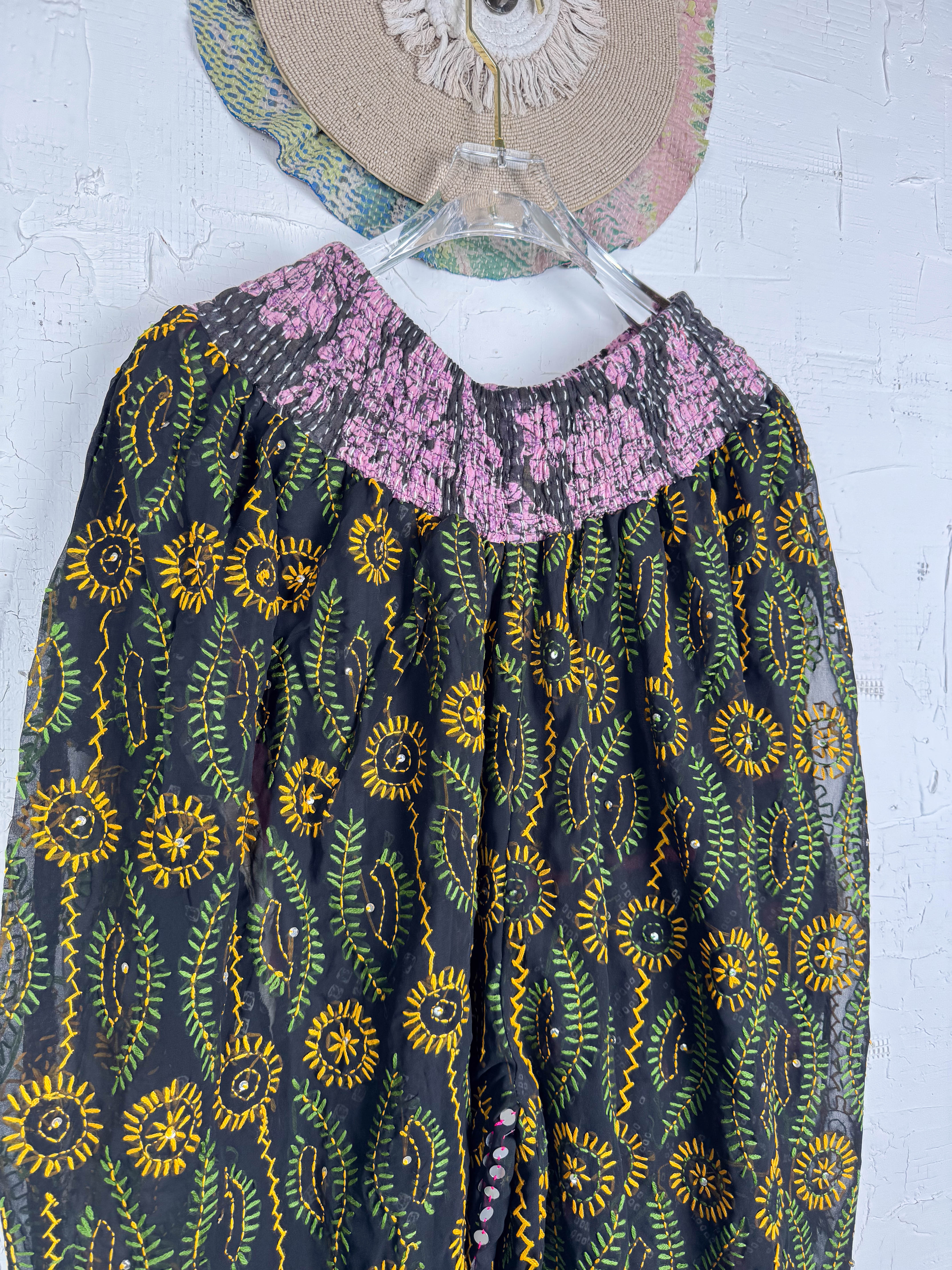 Plus size bohemian pants- Love Protect Sustain