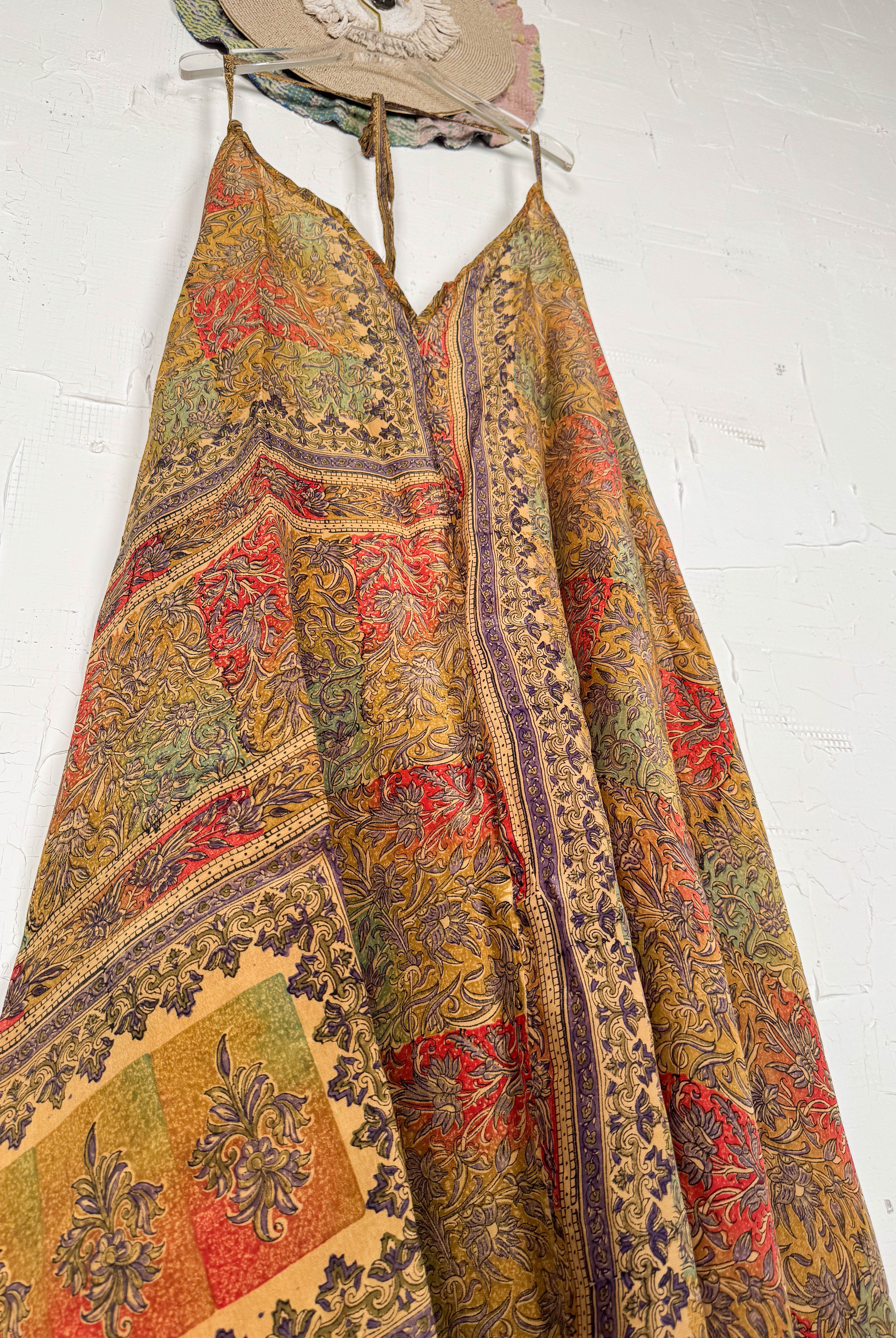 Pre-owned vintage silk dress - Love Protect Sustain