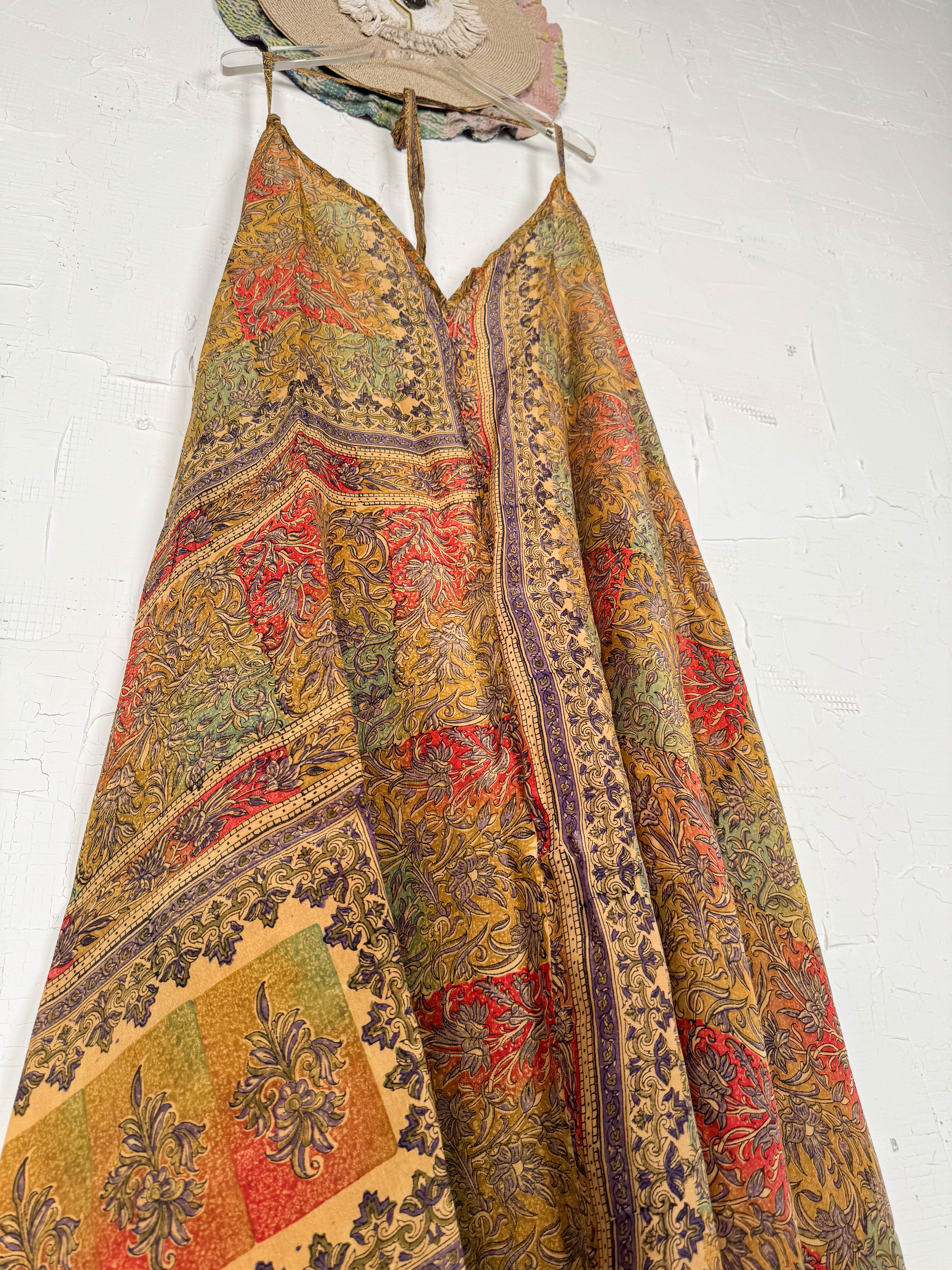 Pre-owned vintage silk dress - Love Protect Sustain