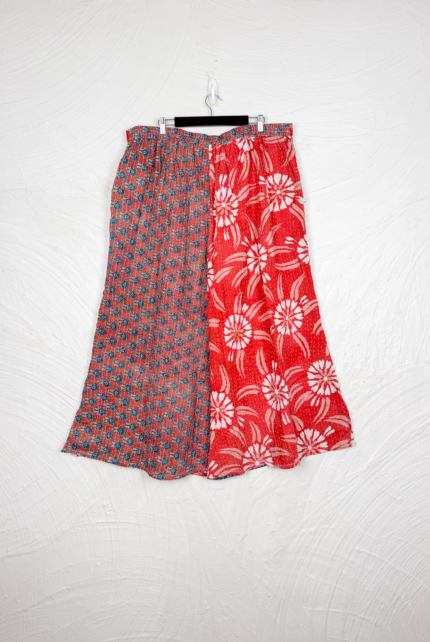 Printed Kantha pants - Love Protect Sustain