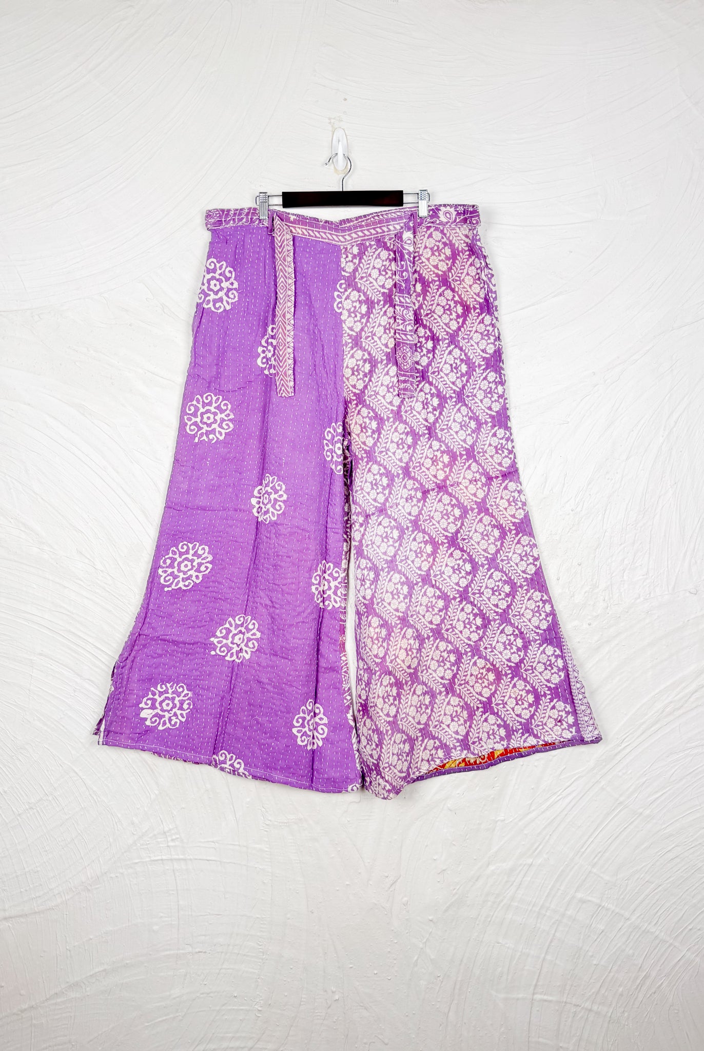 Purple Kantha Pants - Love Protect Sustain