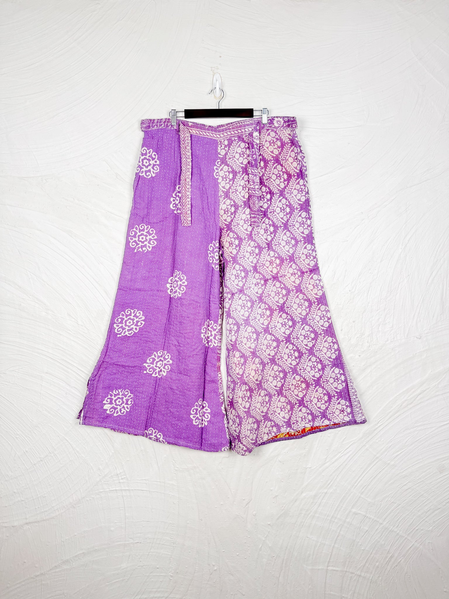 Purple Kantha Pants - Love Protect Sustain