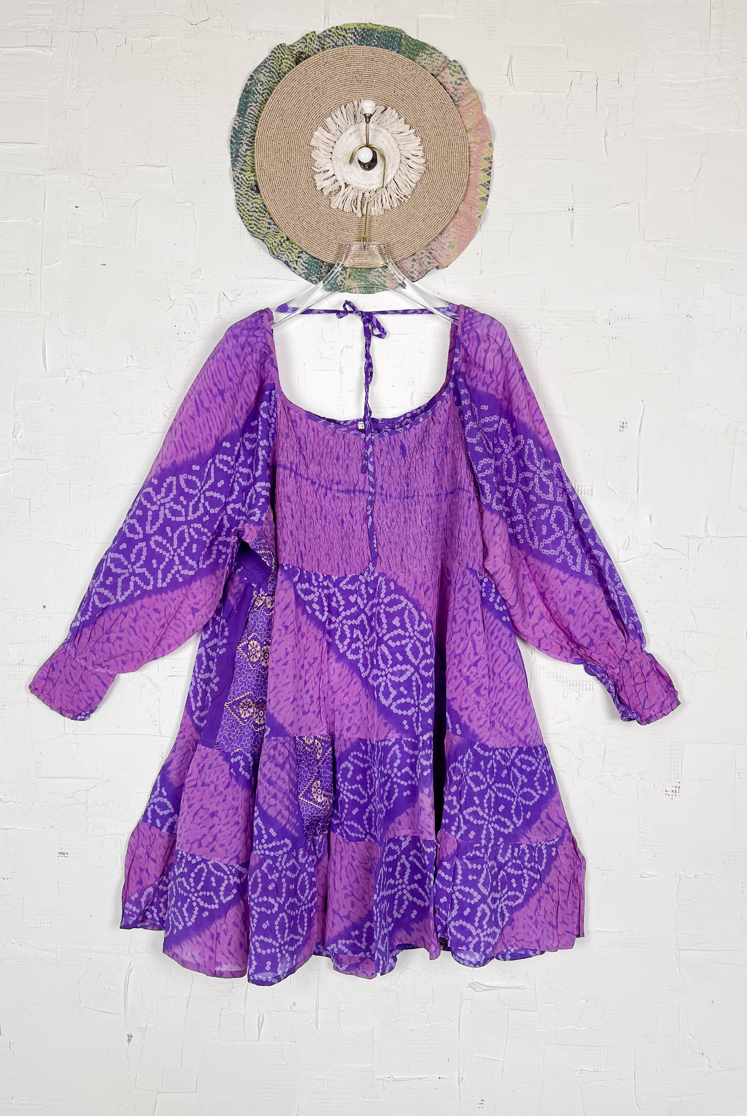 Purple Silk Dress - Love Protect Sustain