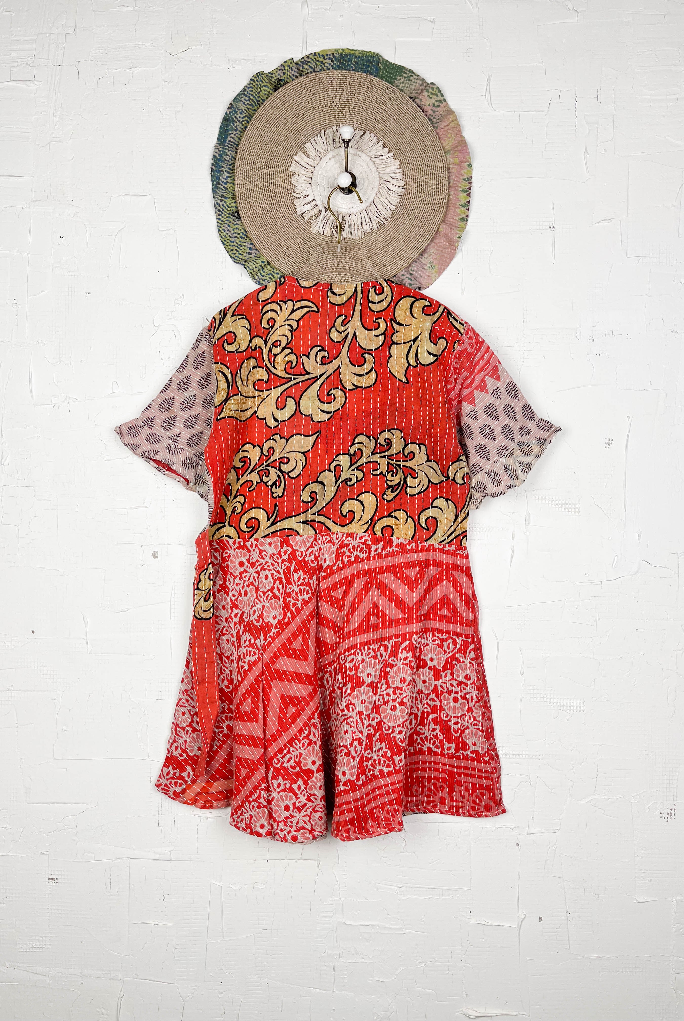 Quilted Kantha dress - Love Protect Sustain