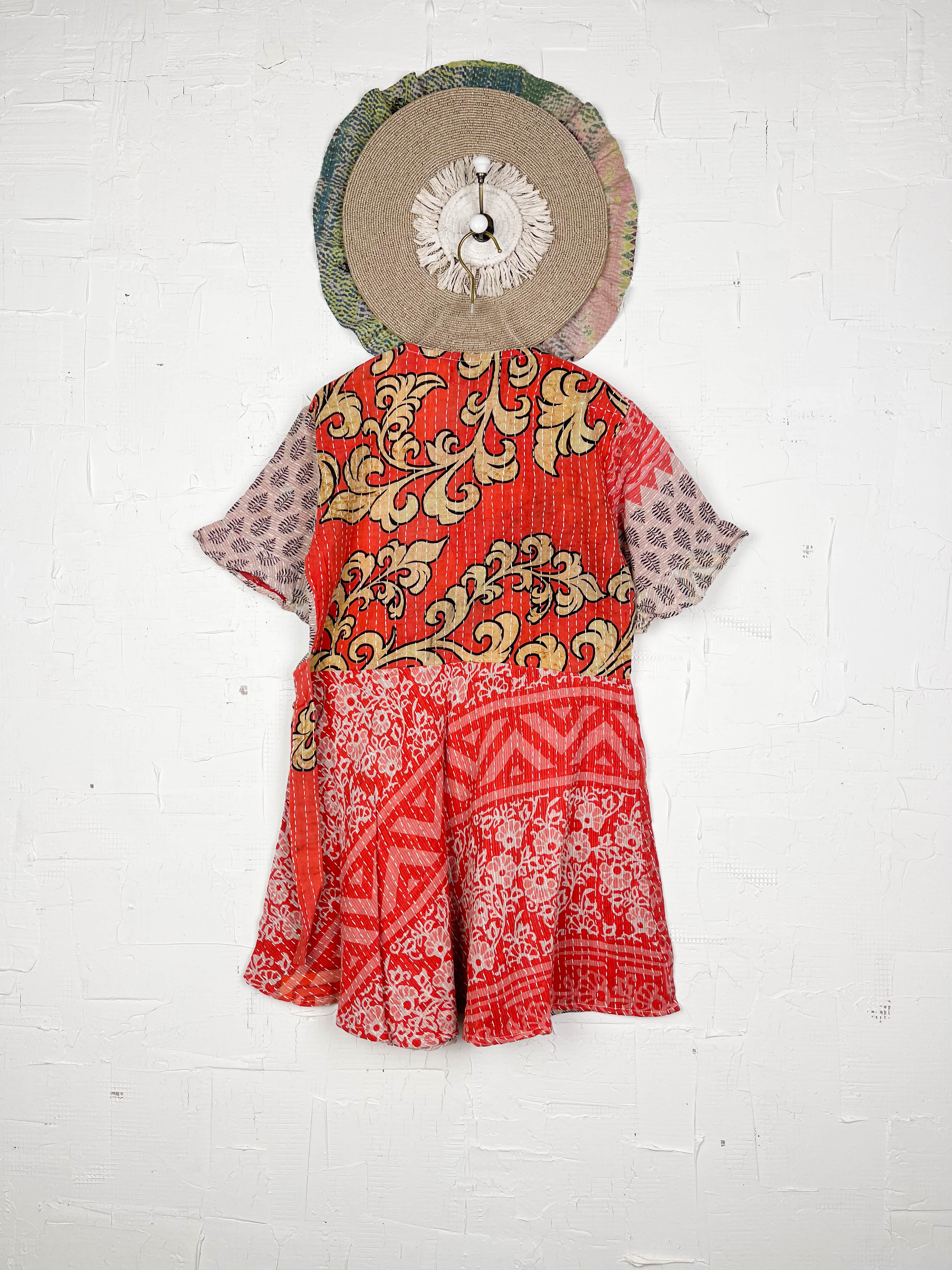 Quilted Kantha dress - Love Protect Sustain