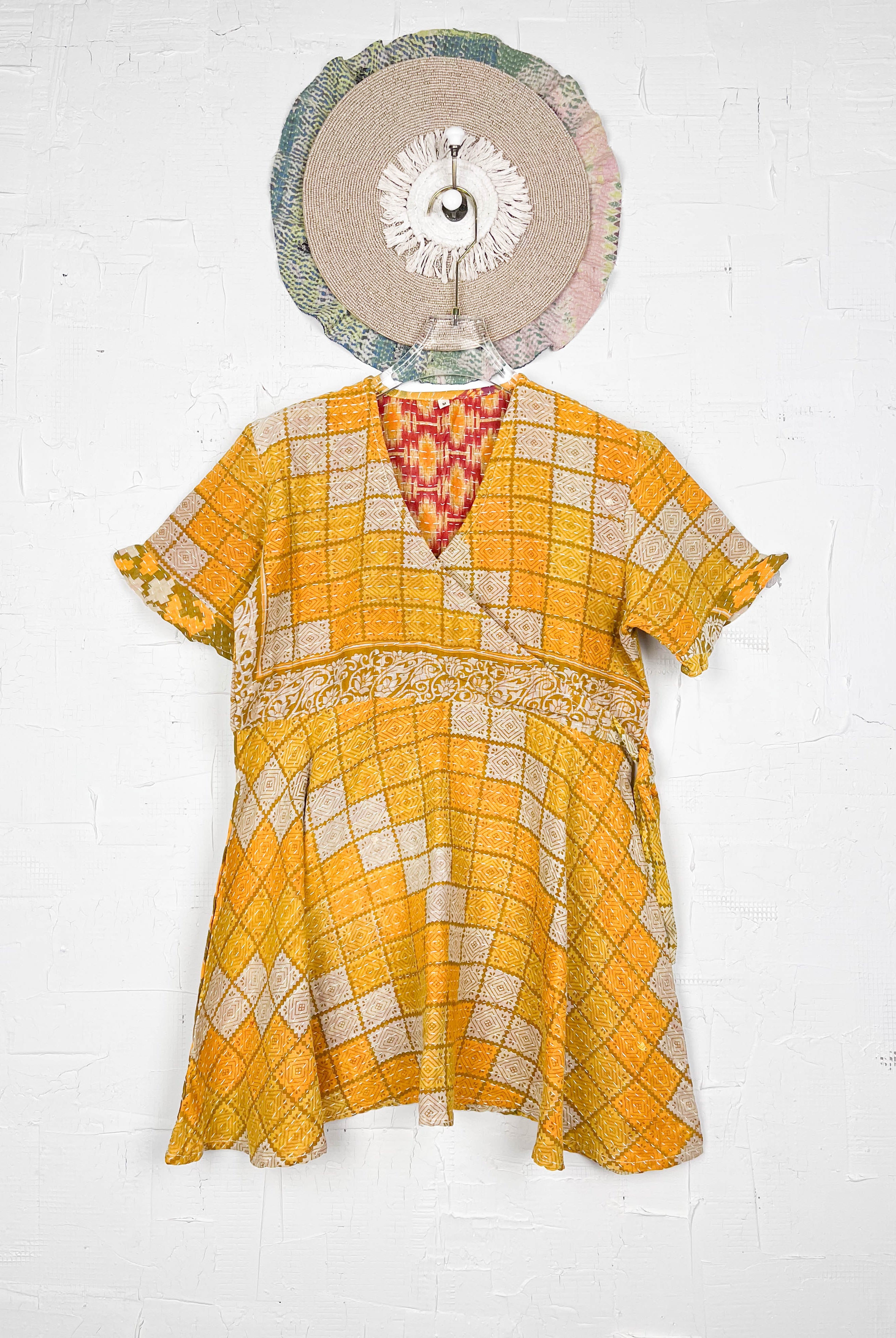 Quilted Kantha dress- Love Protect Sustain
