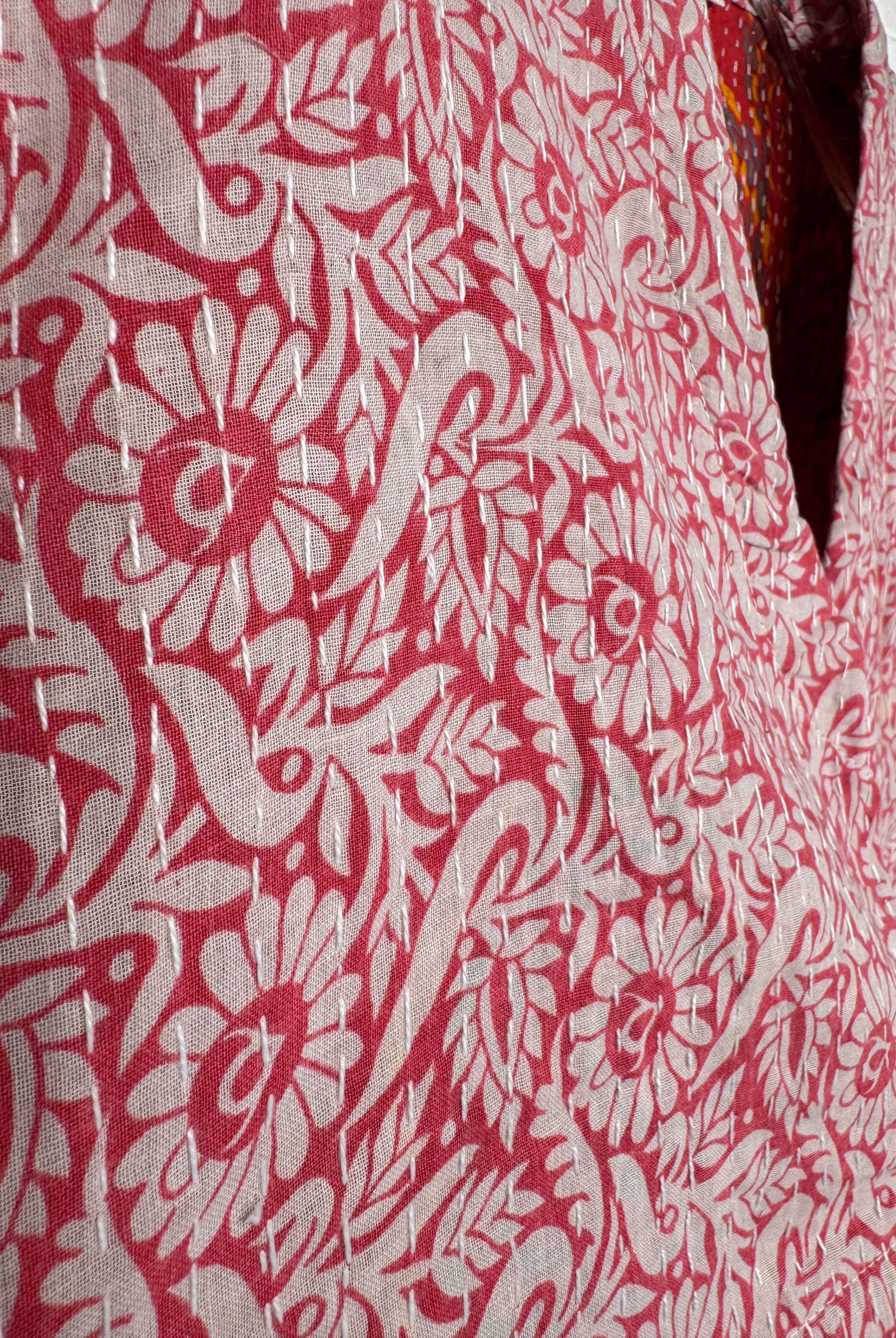 Quilted Kantha top - Love Protect Sustain