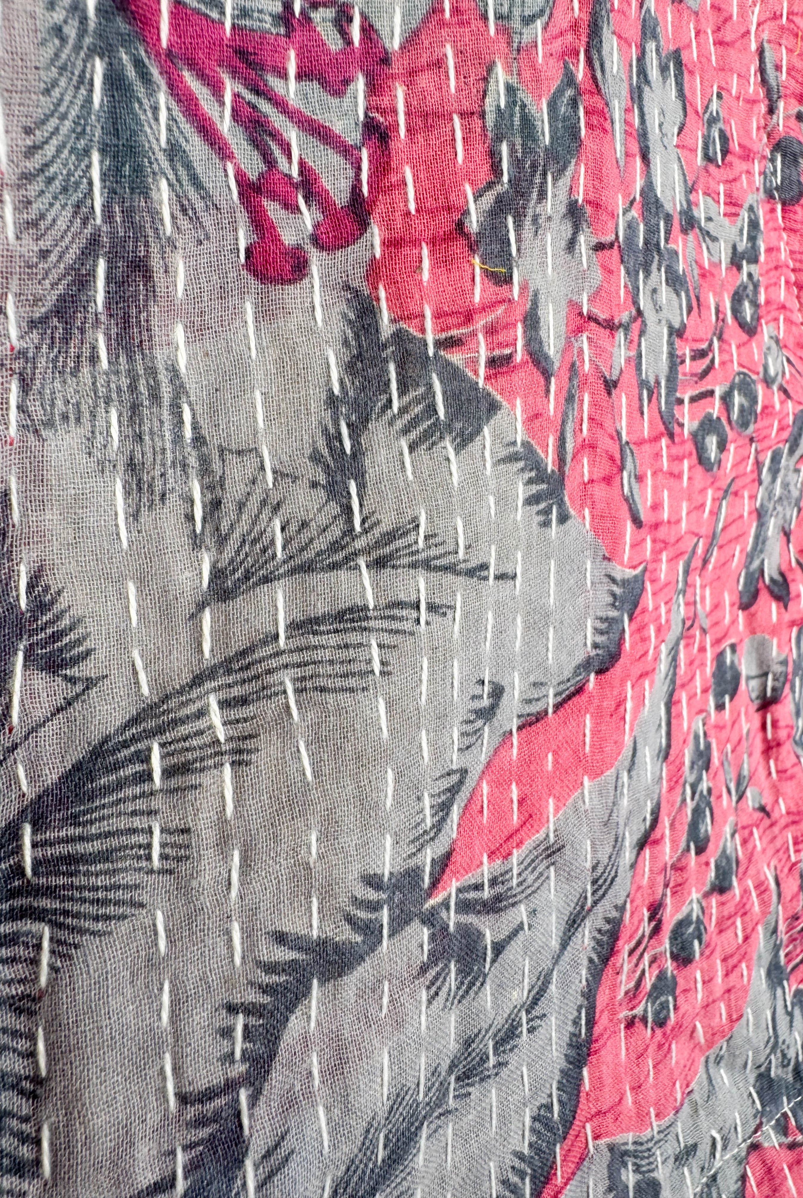 Quilted Kantha top - Love Protect Sustain