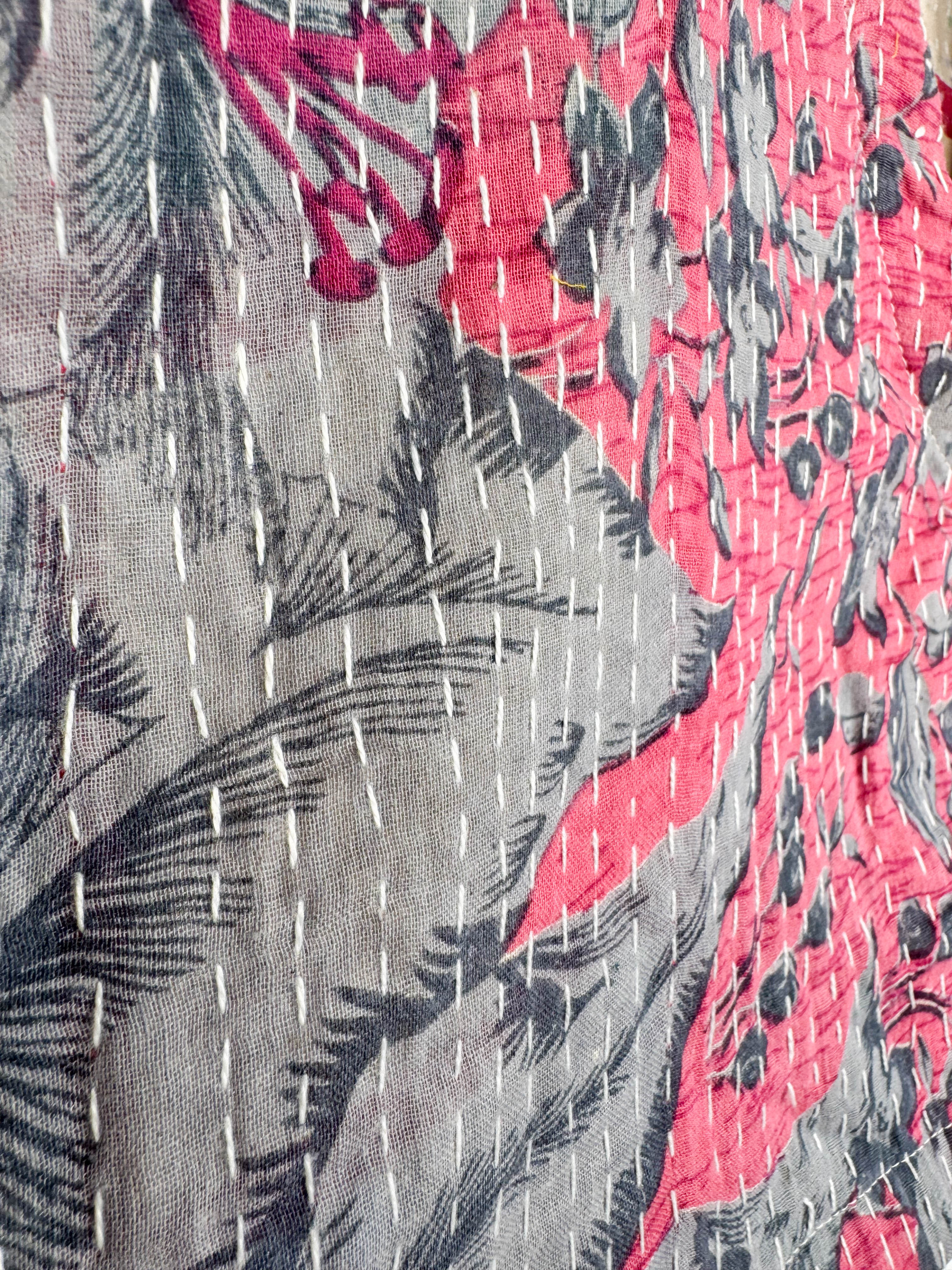 Quilted Kantha top - Love Protect Sustain