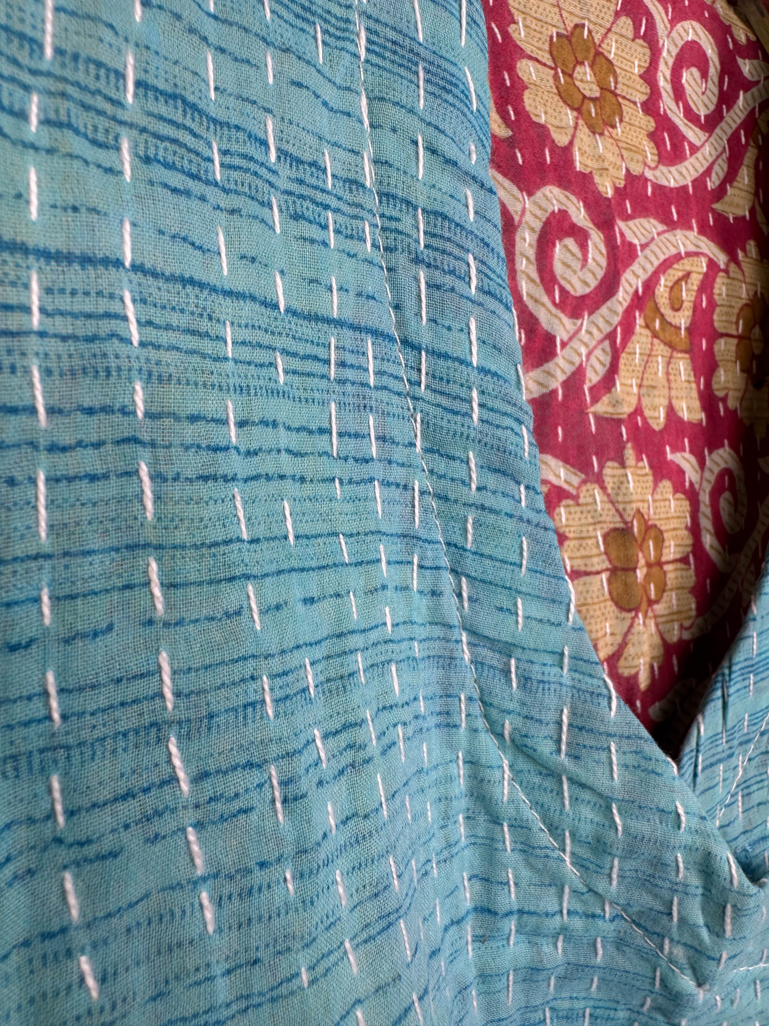 Quilted mini top - Love Protect Sustain