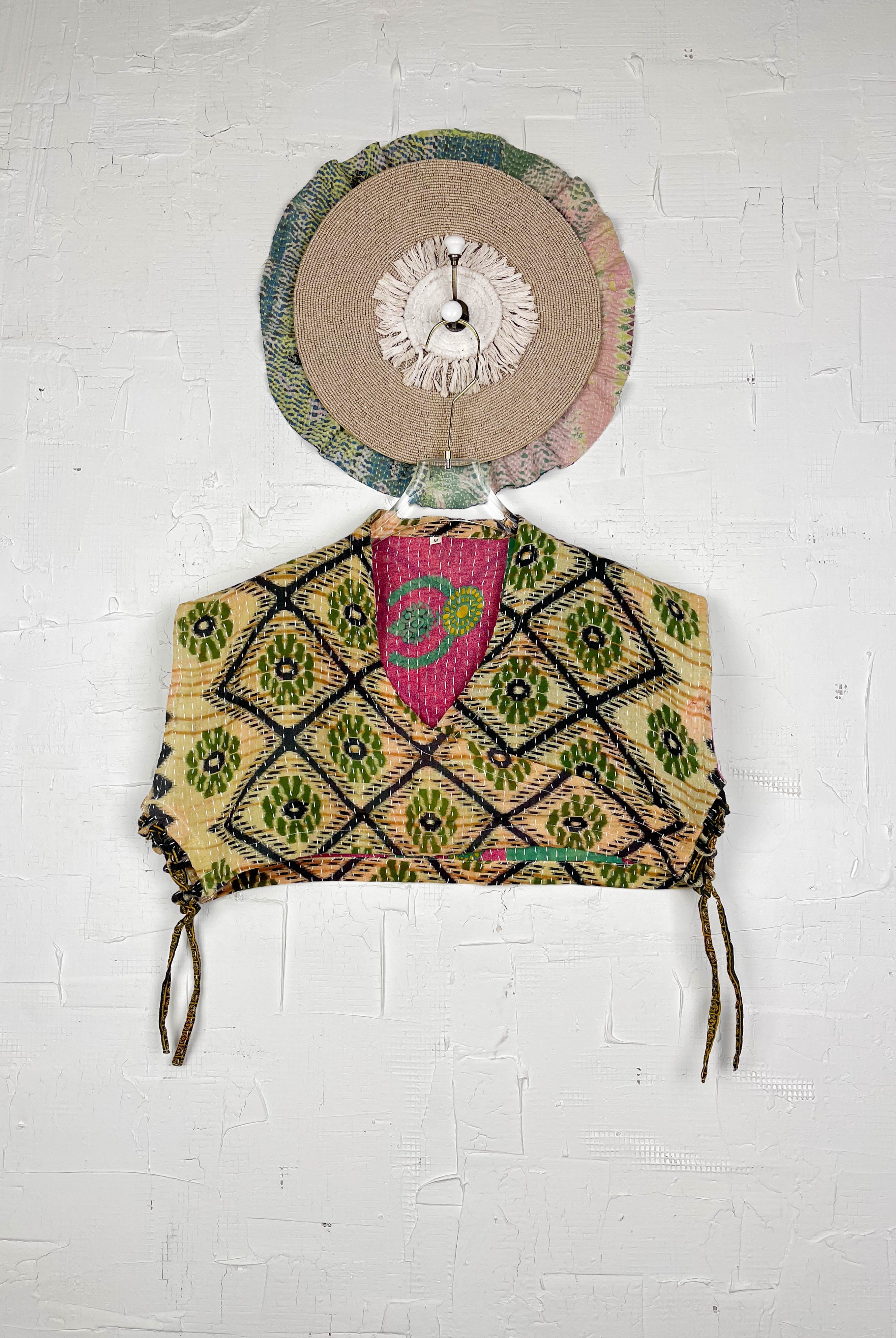 Quilted mini top - Love Protect Sustain