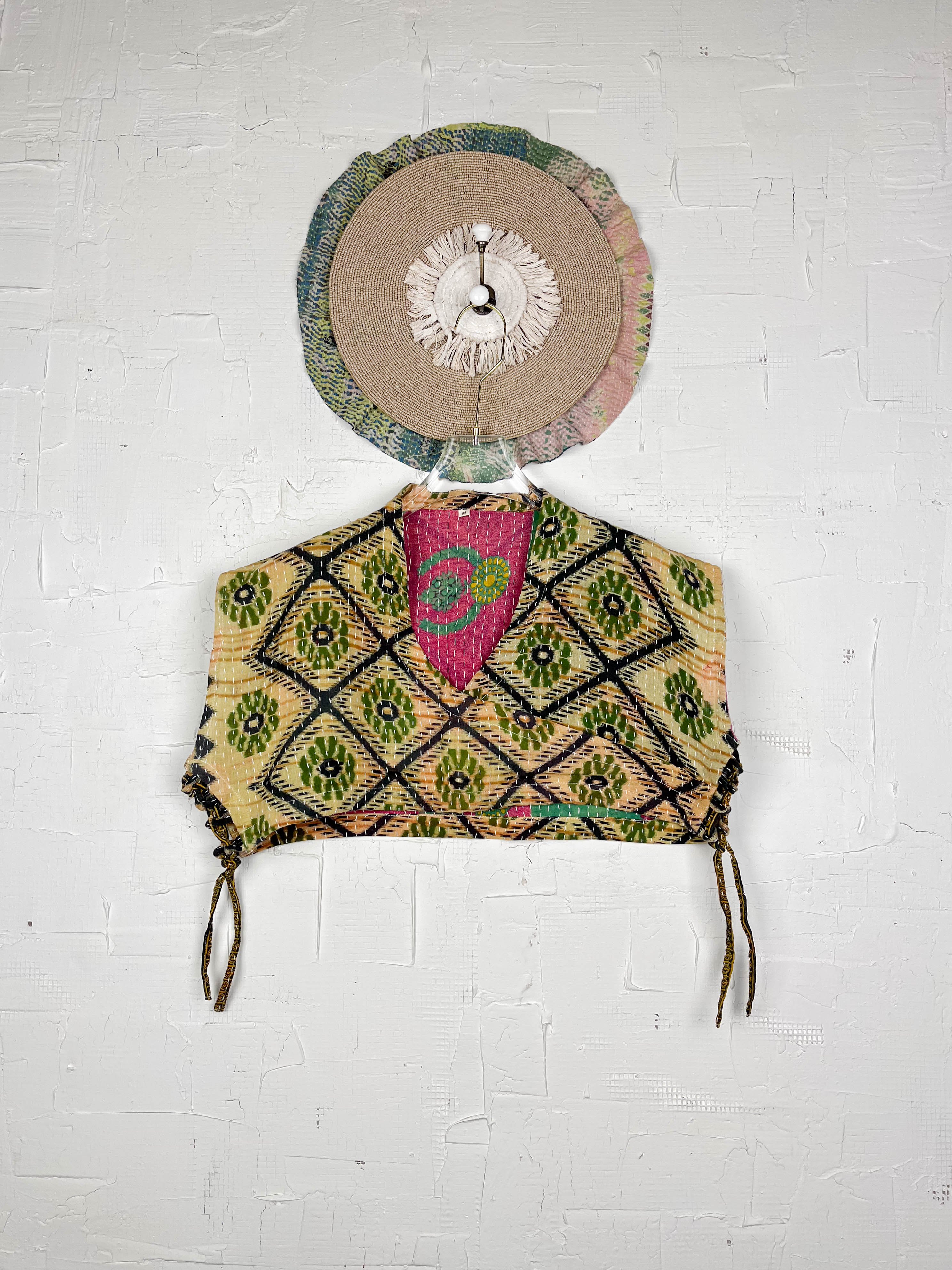 Quilted mini top - Love Protect Sustain