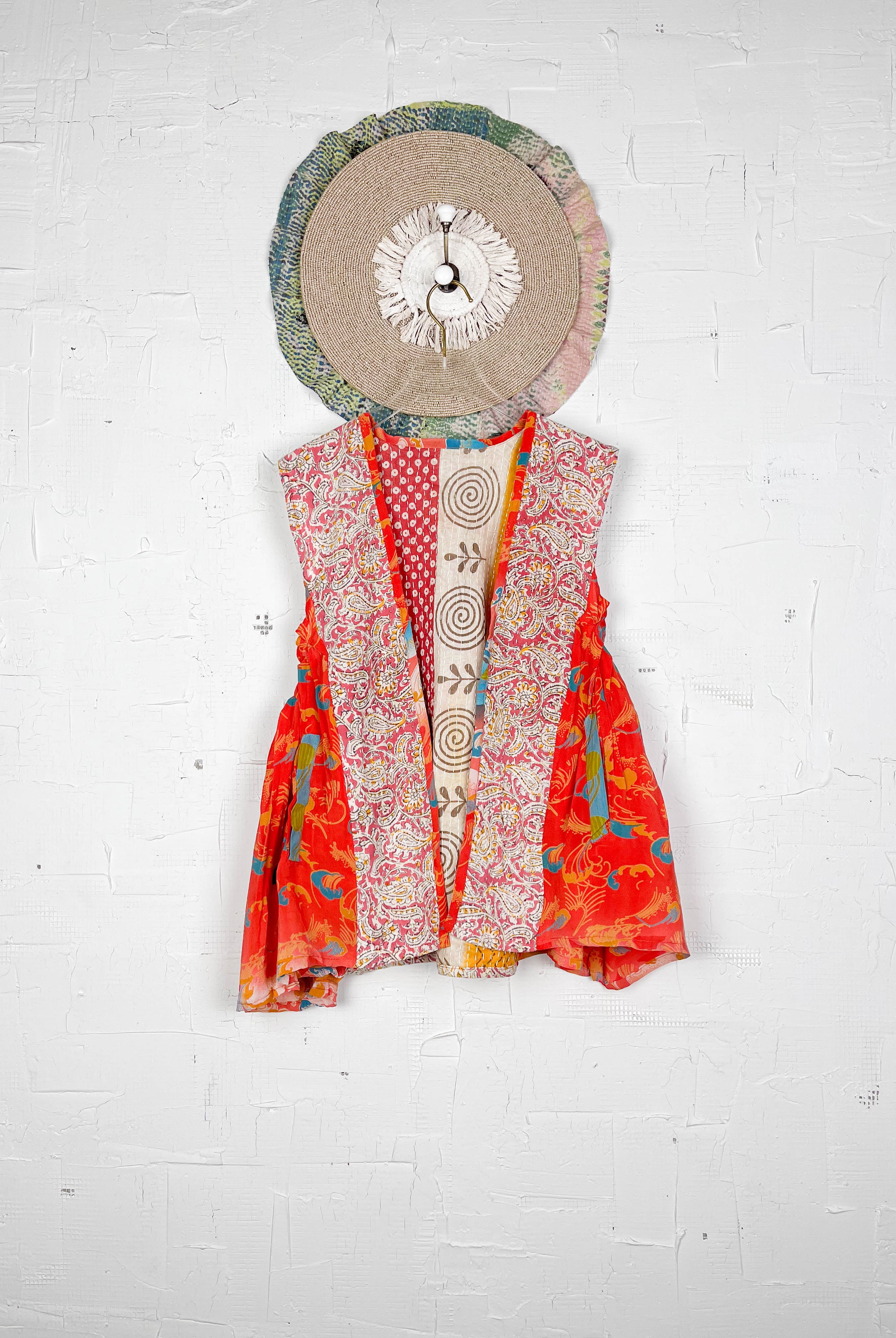 Quilted silk vest - Love Protect Sustain