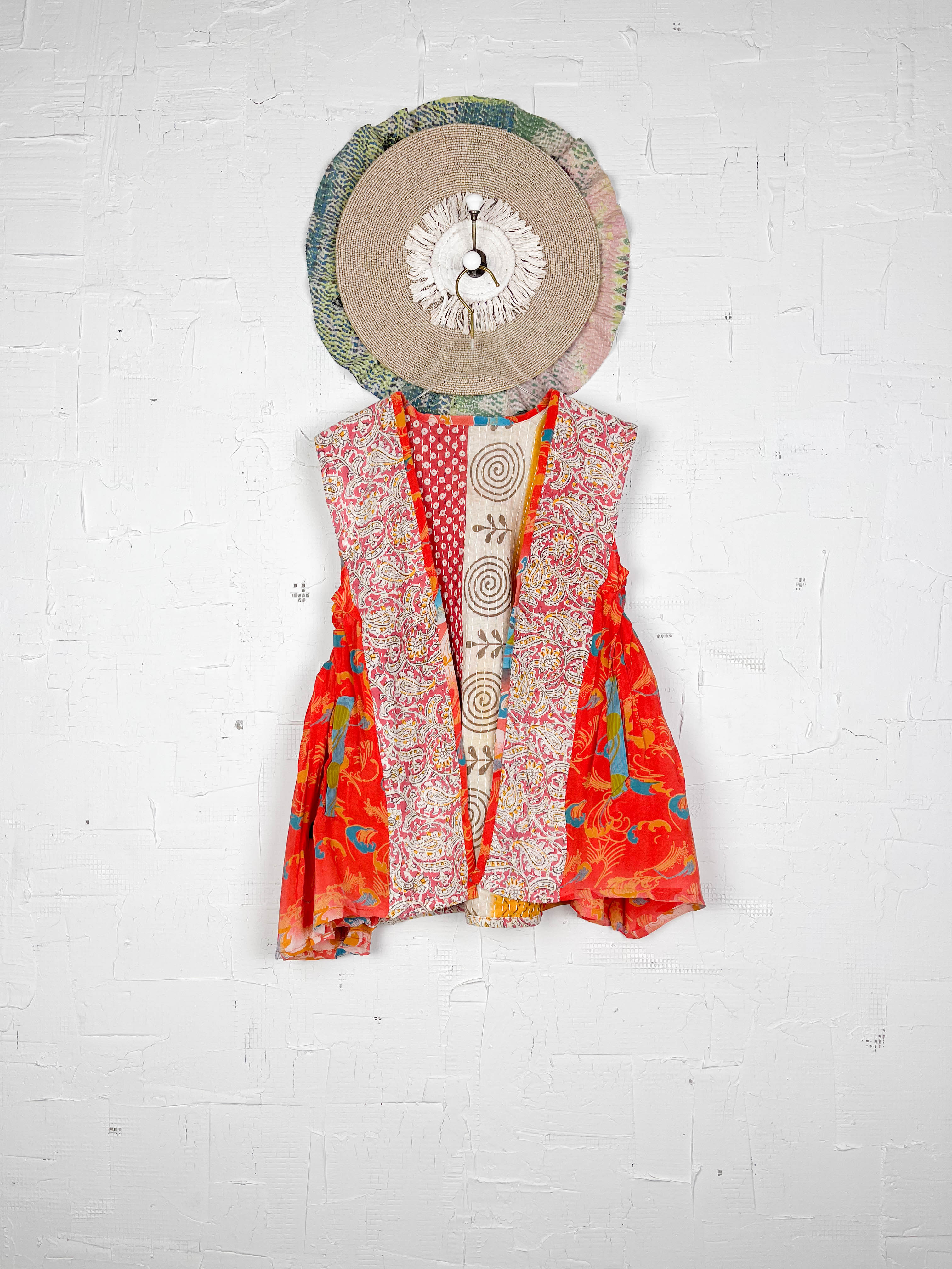 Quilted silk vest - Love Protect Sustain