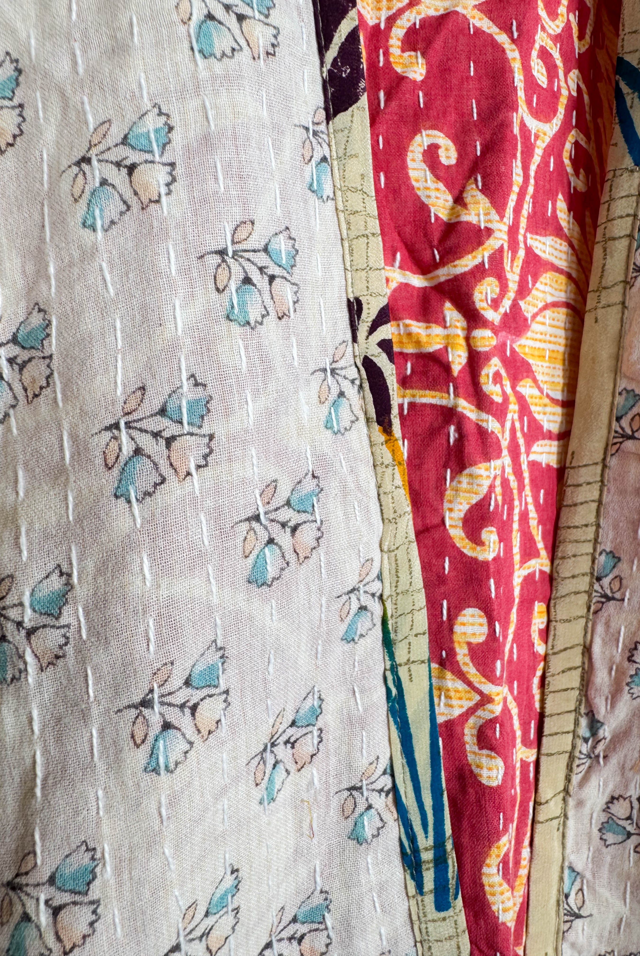 Quilted silk vest - Love Protect Sustain