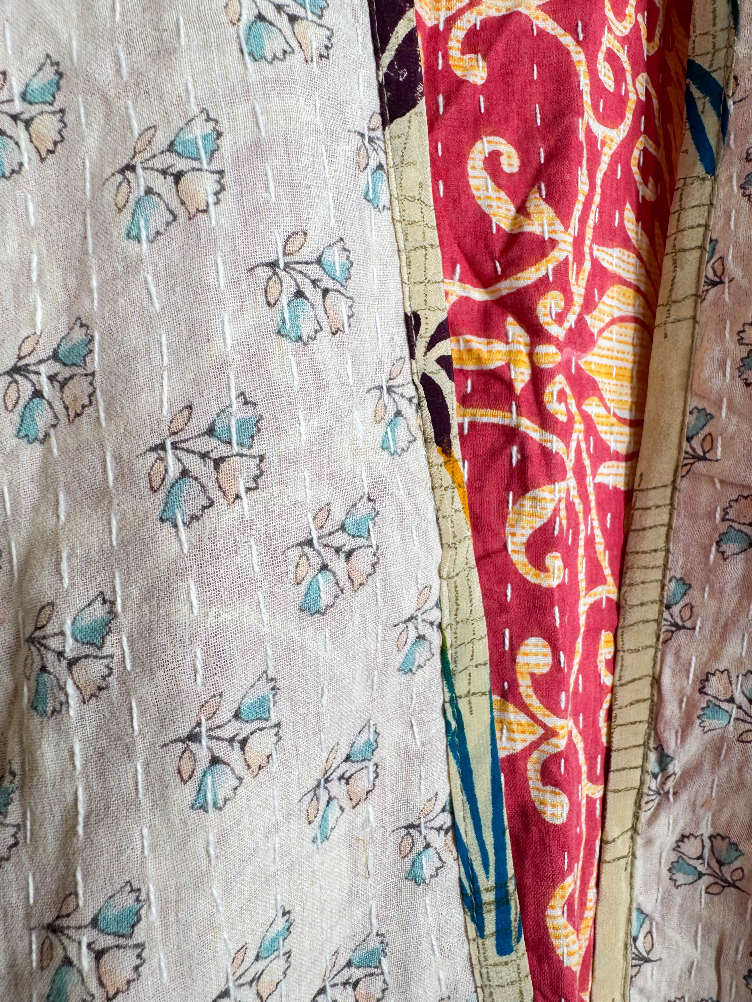 Quilted silk vest - Love Protect Sustain