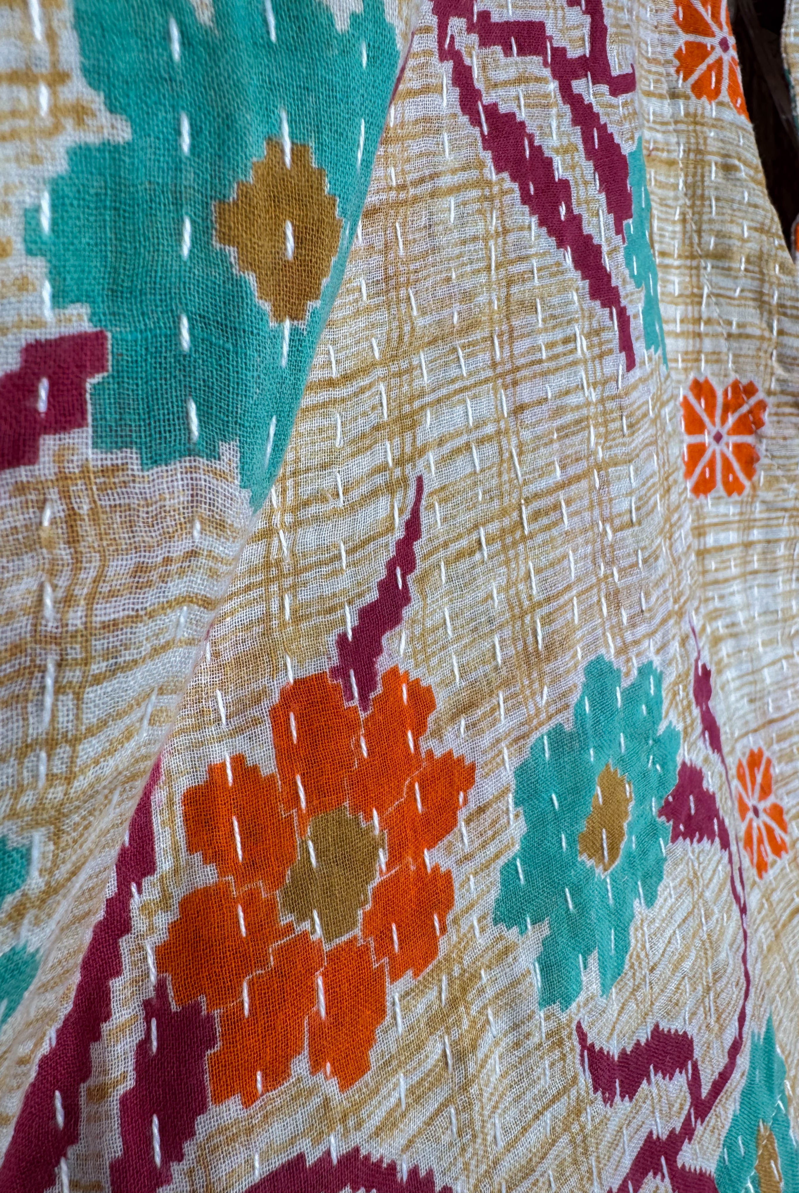 Recycled Kantha top - Love Protect Sustain