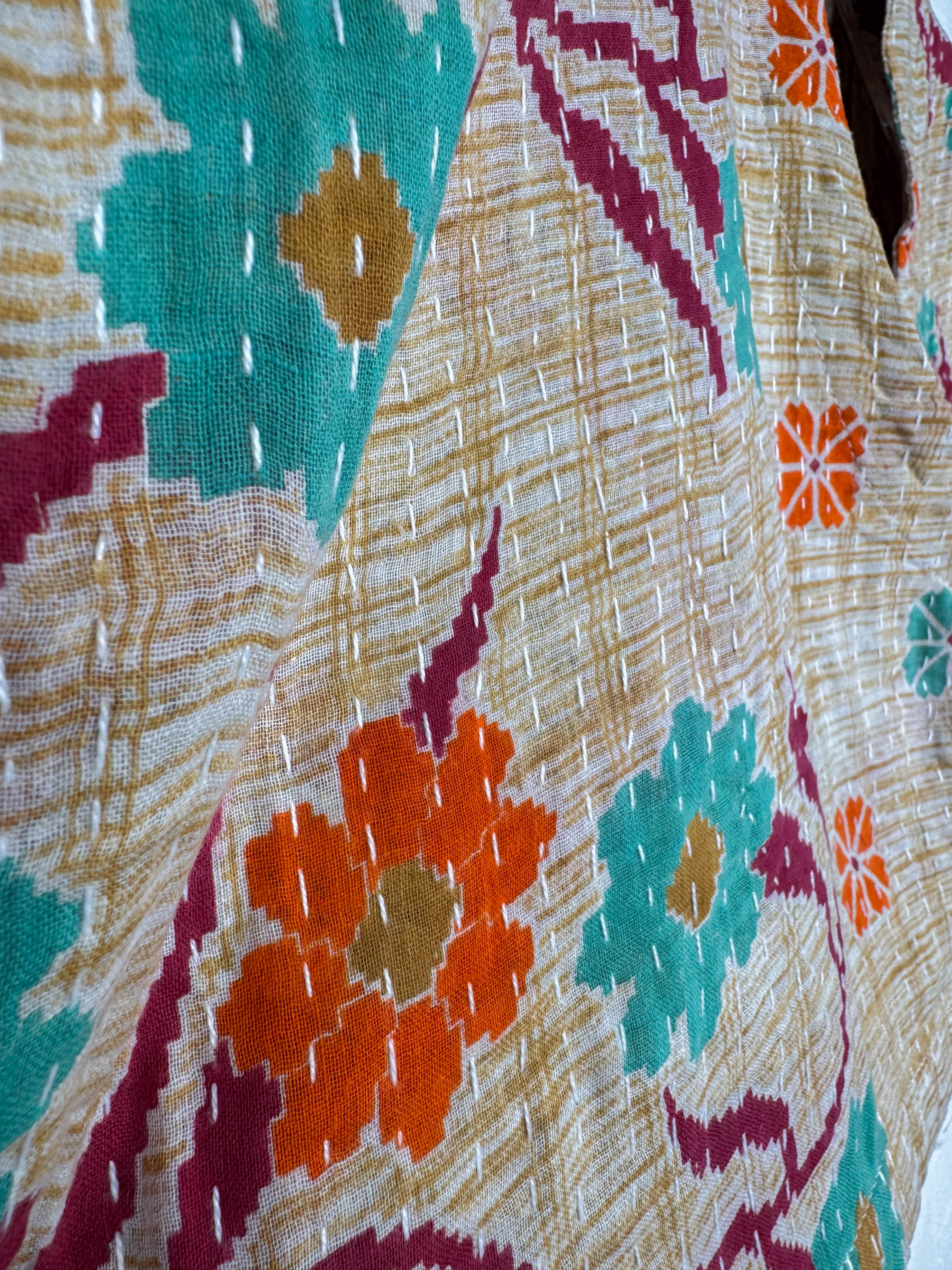 Recycled Kantha top - Love Protect Sustain
