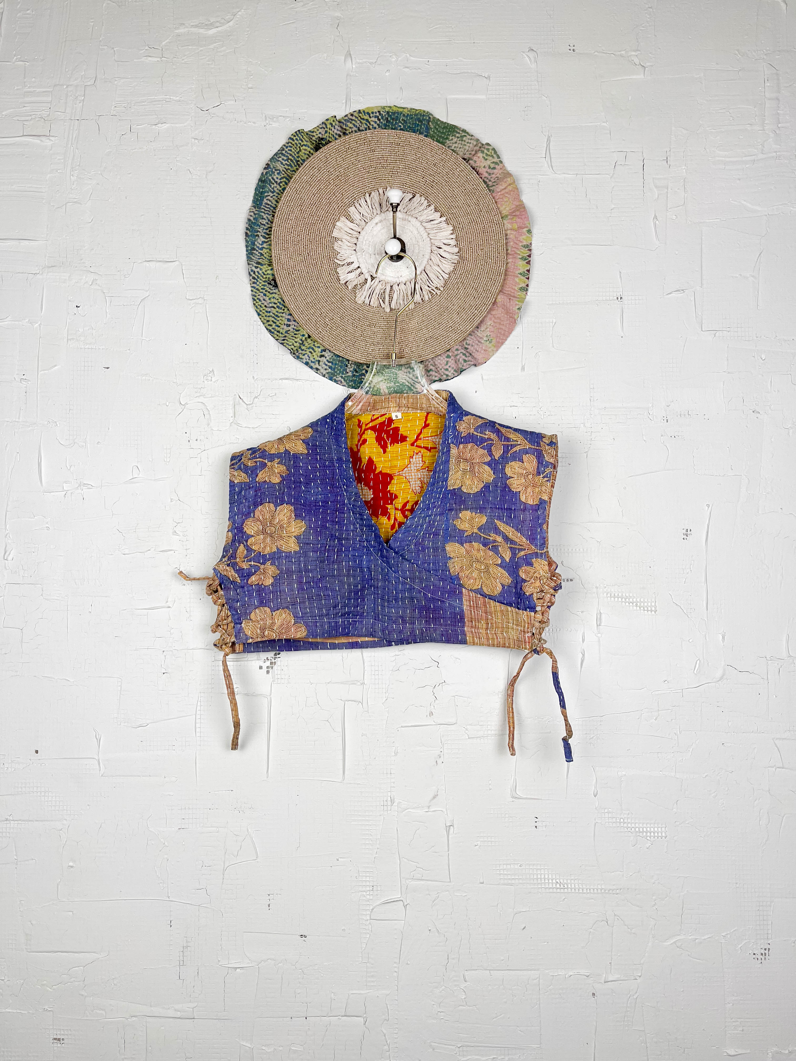 Recycled fabric crop top - Love Protect Sustain