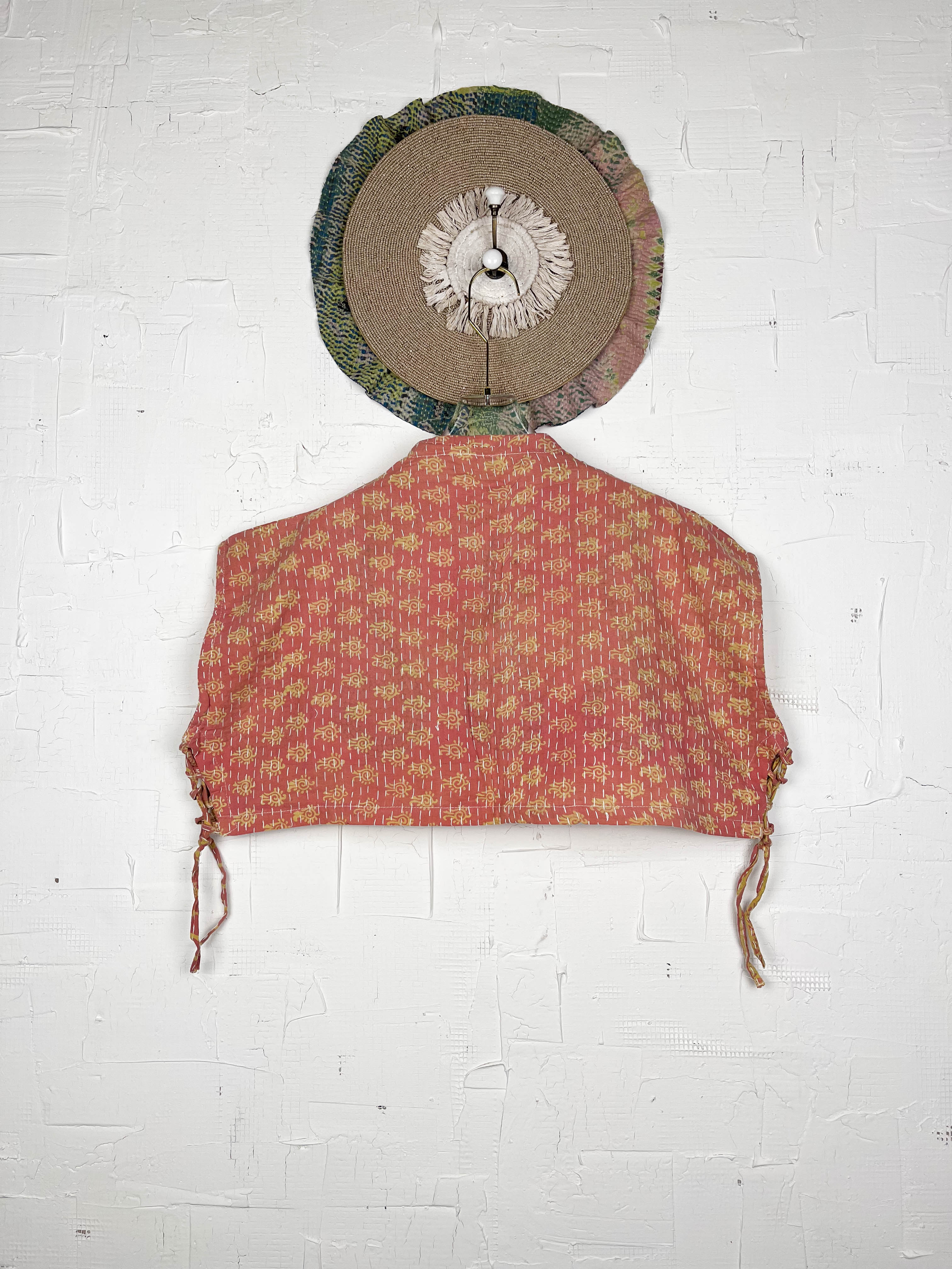 Recycled fabric crop top - Love Protect Sustain