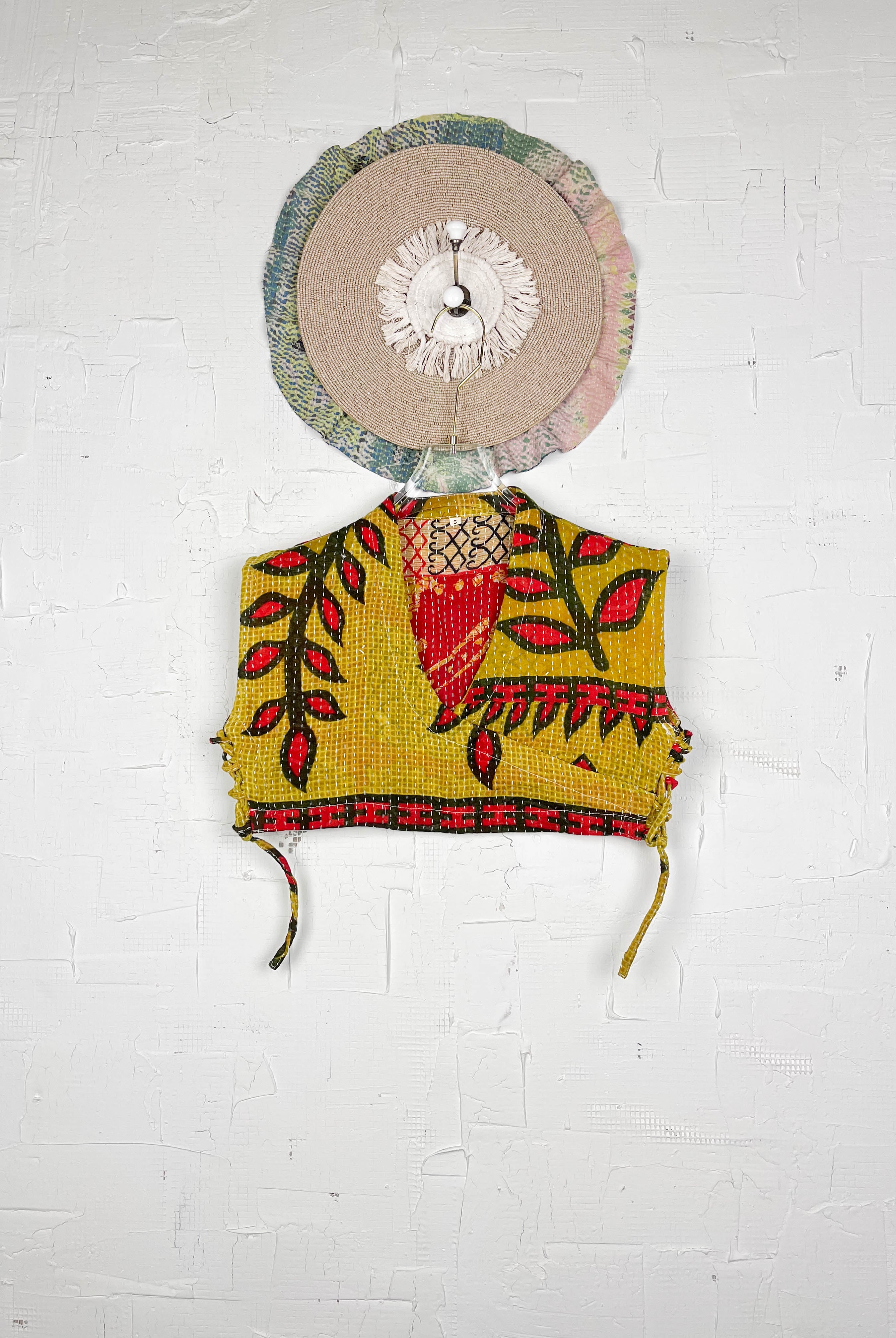 Recycled fabric crop top - Love Protect Sustain