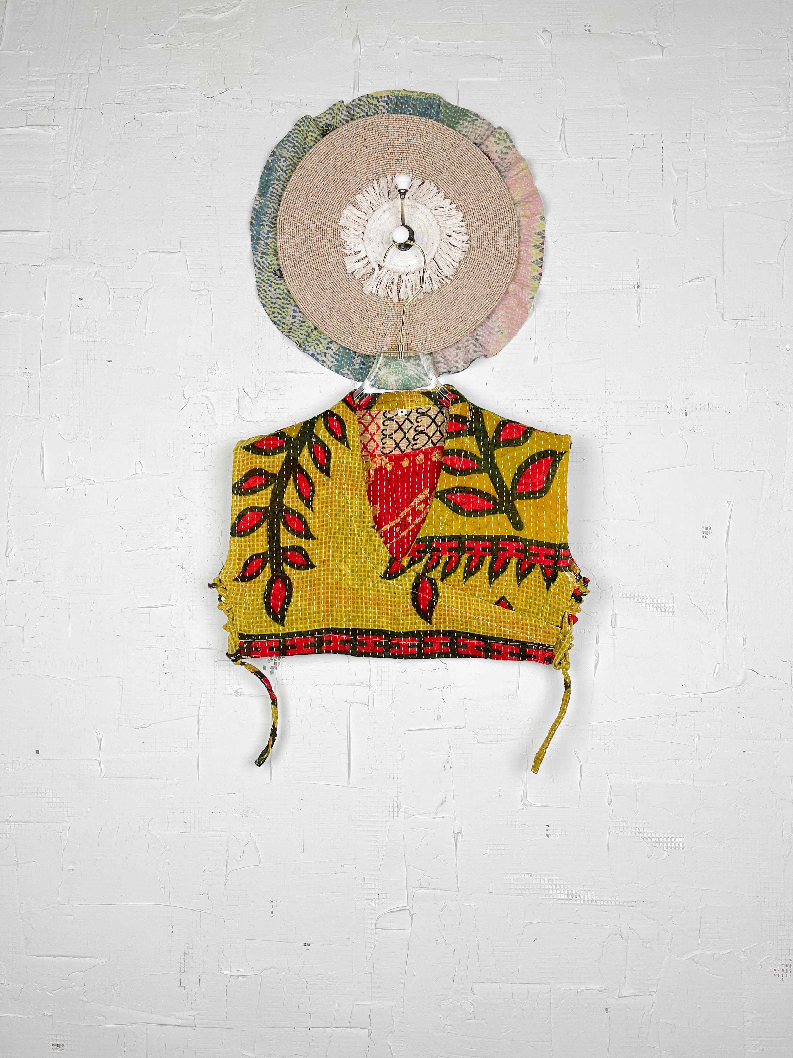 Recycled fabric crop top - Love Protect Sustain